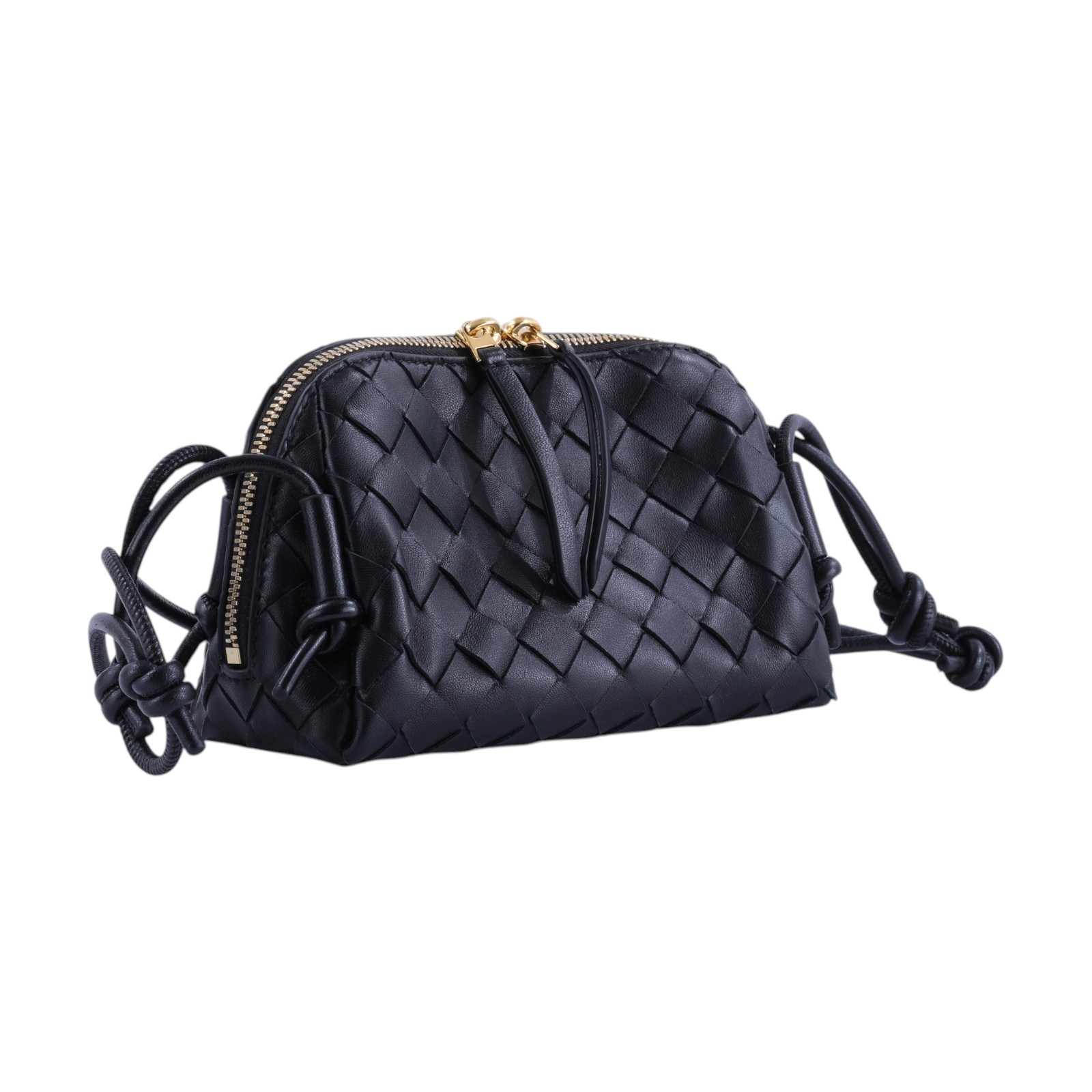 寶緹嘉 BOTTEGA VENETA Intrecciato Concert Pouch 肩背包 794258VCPP1 黑色CONCERT POUCH 防塵袋