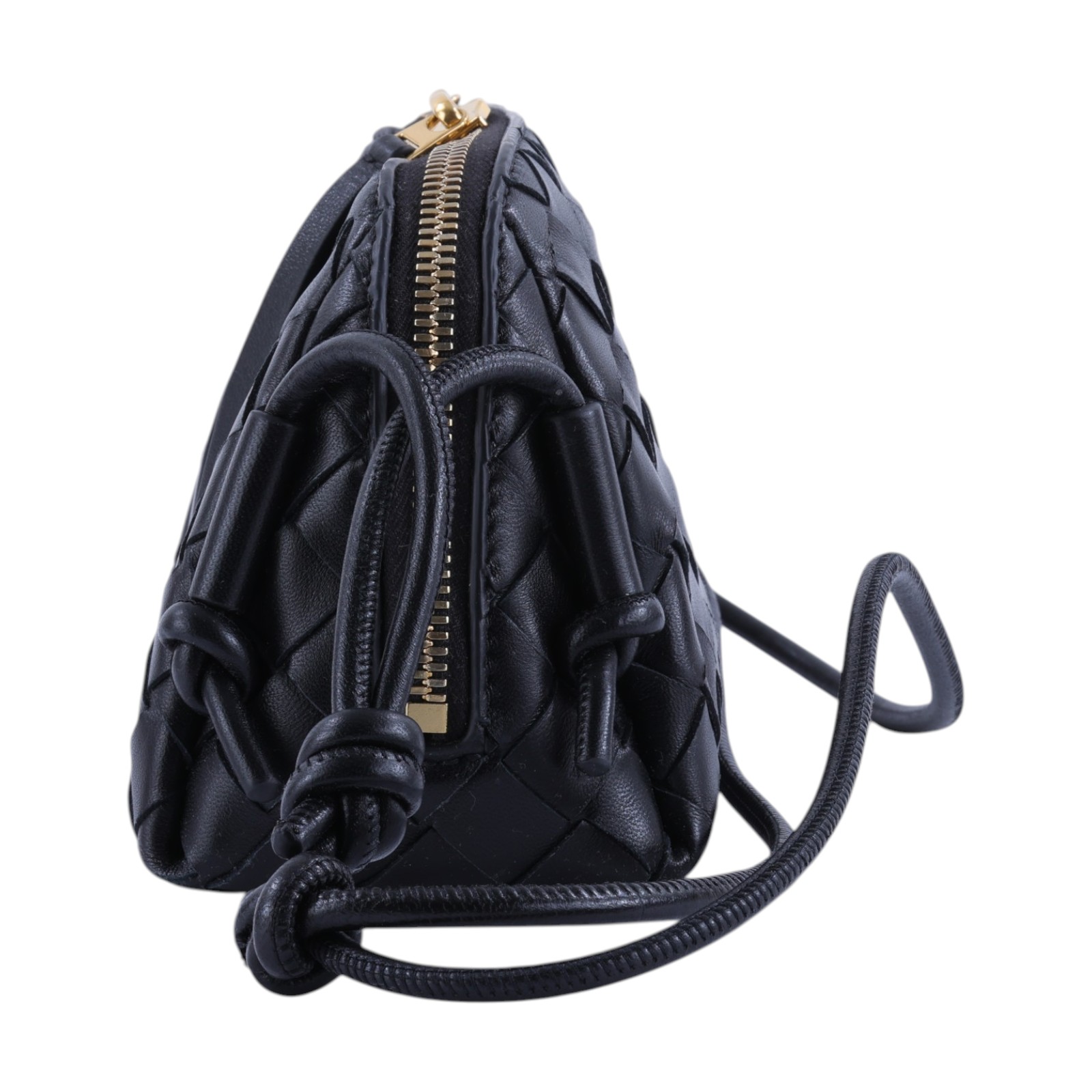 寶緹嘉 BOTTEGA VENETA Intrecciato Concert Pouch 肩背包 794258VCPP1 黑色CONCERT POUCH 防塵袋