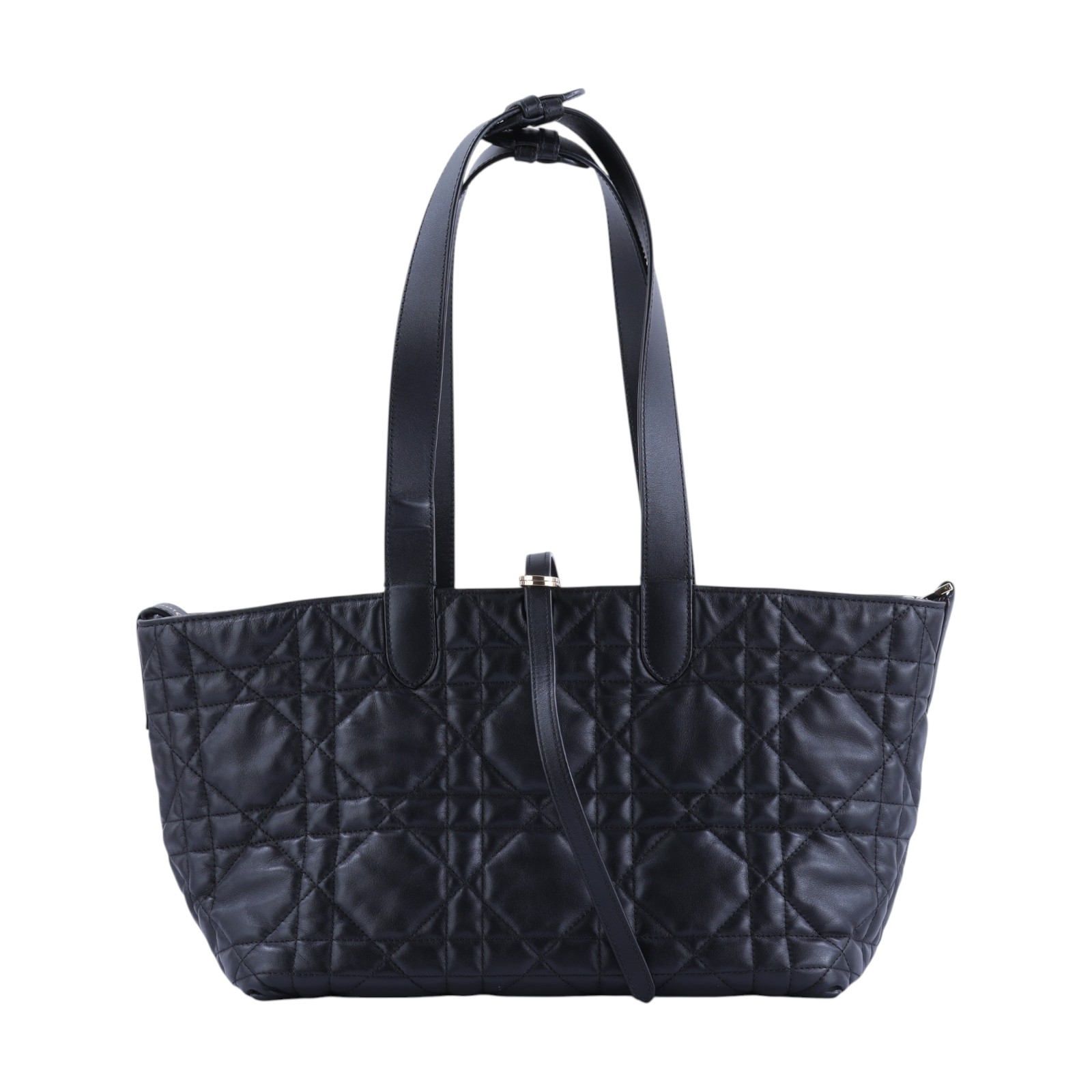 迪奧 CHRISTIAN DIOR Dior Toujours 中型 手提袋 小牛皮 M2821OSHJ 黑色Toujours 中型手提包 內袋