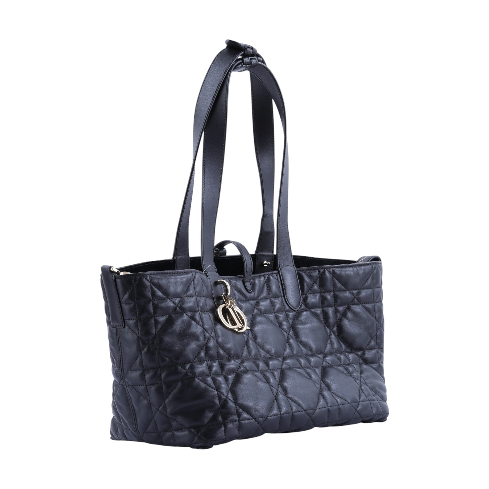 迪奧 CHRISTIAN DIOR Dior Toujours 中型 手提袋 小牛皮 M2821OSHJ 黑色Toujours 中型手提包 內袋