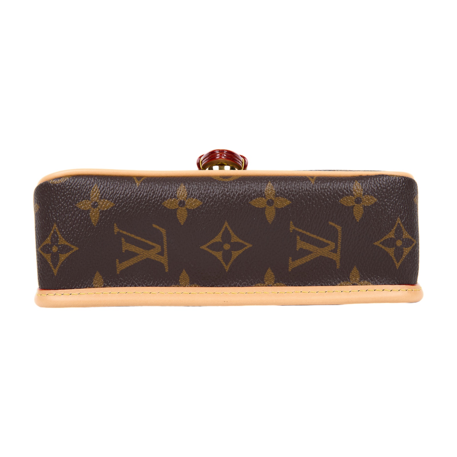 路易威登 LOUIS VUITTON Nano Diane 腋下包法棍 單肩背包 經典帆布 M83298 晶片款  原廠盒子/防塵袋/背帶