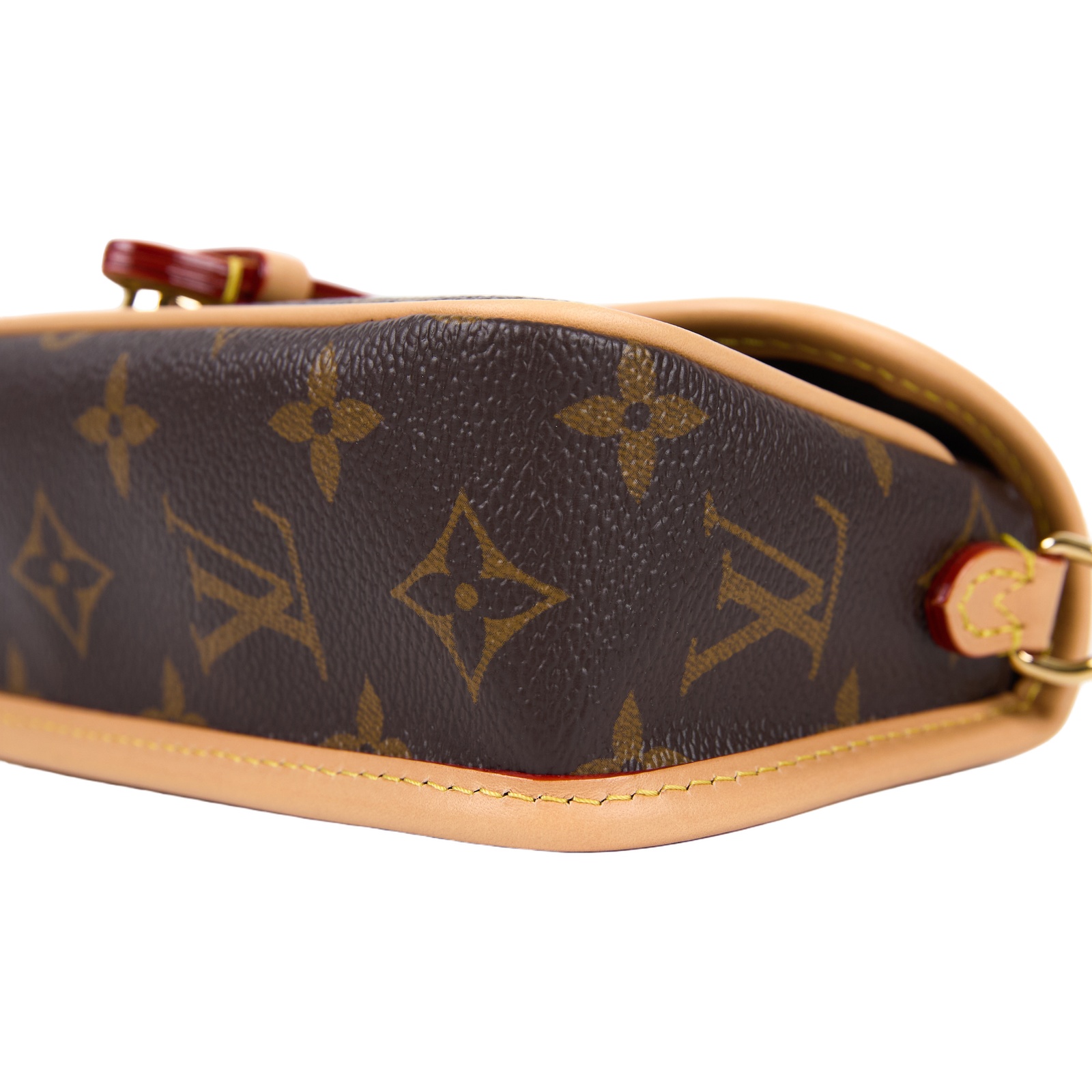 路易威登 LOUIS VUITTON Nano Diane 腋下包法棍 單肩背包 經典帆布 M83298 晶片款  原廠盒子/防塵袋/背帶