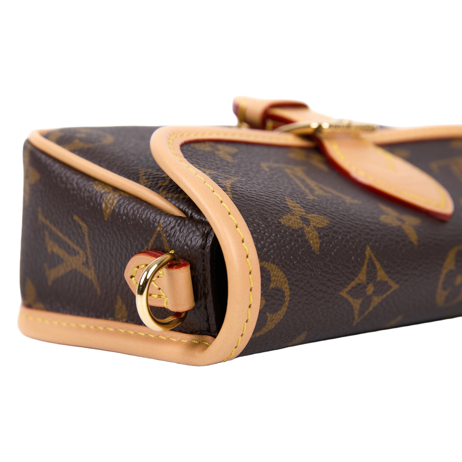 路易威登 LOUIS VUITTON Nano Diane 腋下包法棍 單肩背包 經典帆布 M83298 晶片款  原廠盒子/防塵袋/背帶