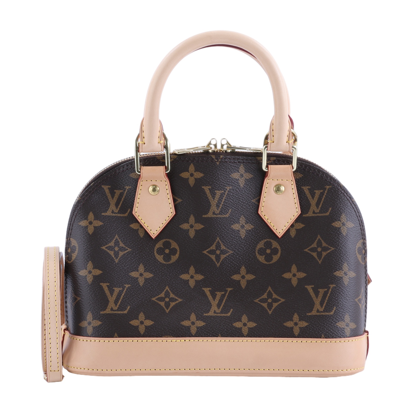 路易威登 LOUIS VUITTON Alma BB 手提包 肩背包 斜背包 M53152 原花ALMA BB貝殼包 防塵袋/背帶/鎖組