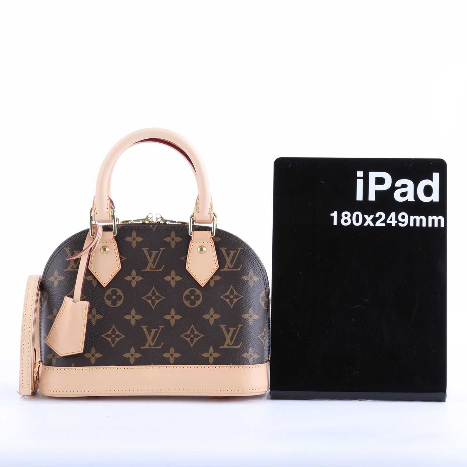 路易威登 LOUIS VUITTON Alma BB 手提包 肩背包 斜背包 M53152 原花ALMA BB貝殼包 防塵袋/背帶/鎖組