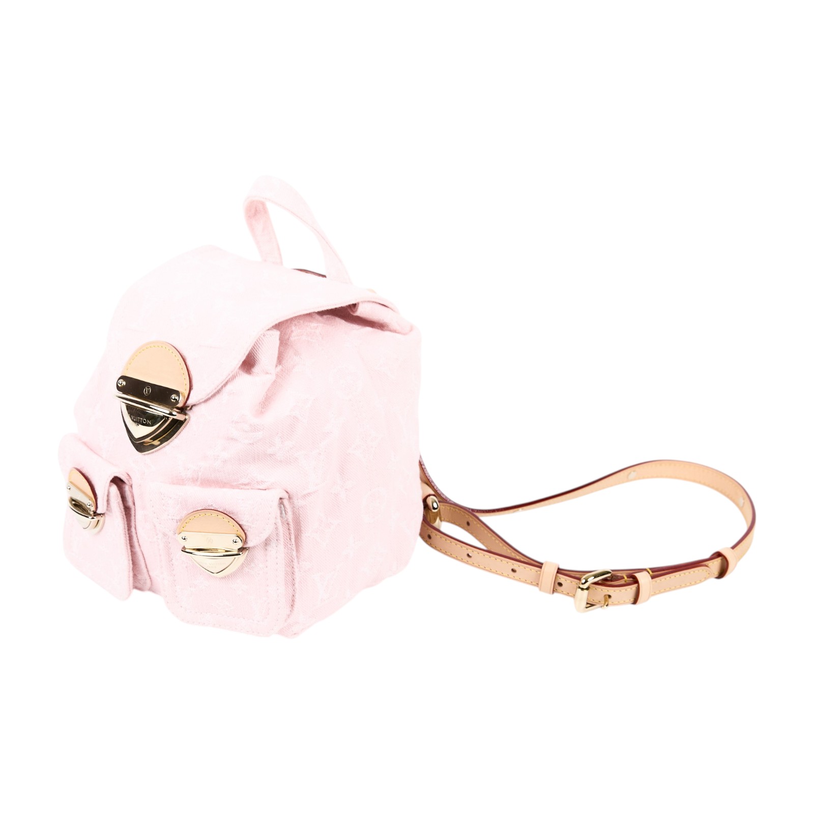 路易威登 LOUIS VUITTON Venice 雙肩包 後背包 M13031 晶片款 粉色牛仔VENICE後背包 防塵袋