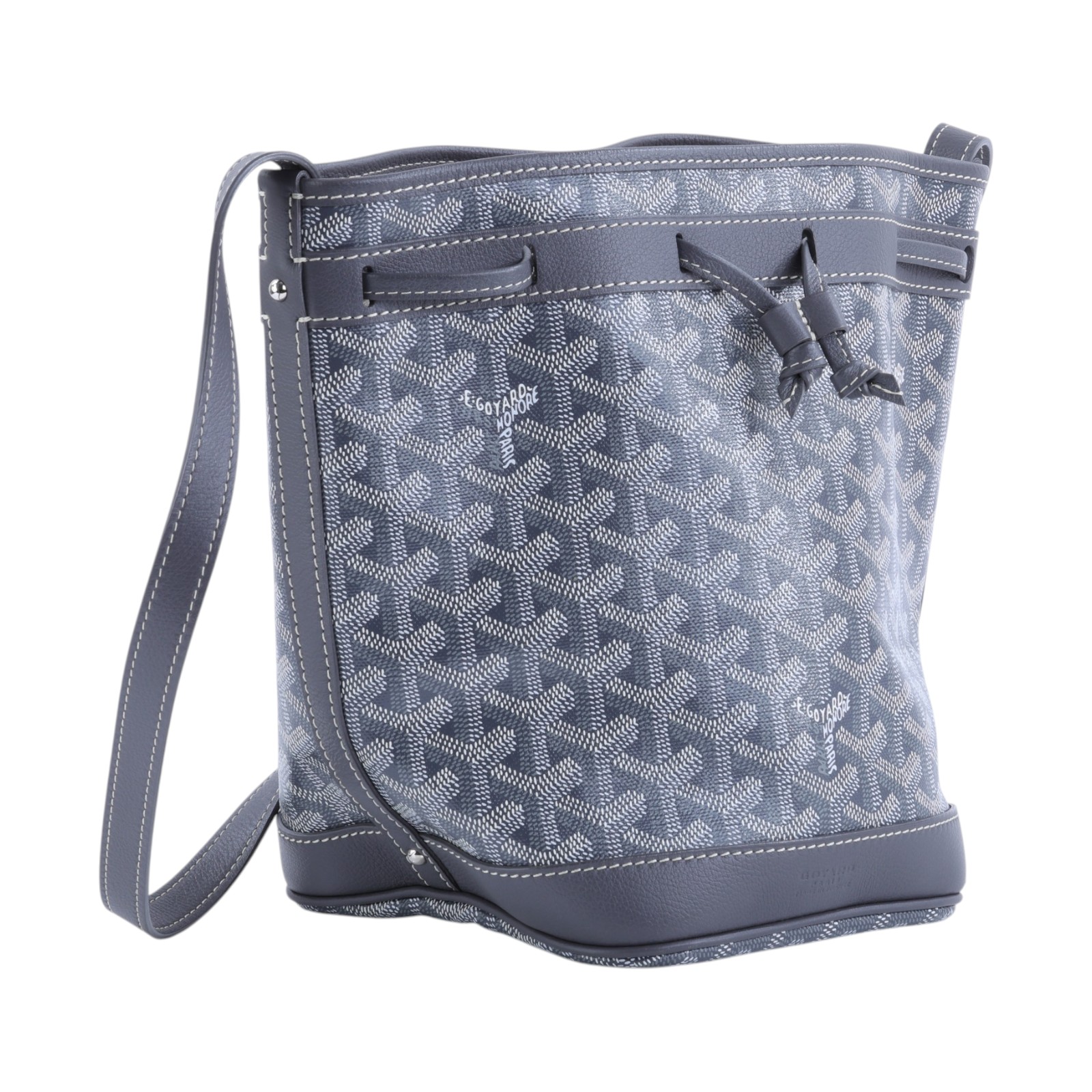 高雅德 GOYARD Petit Flot Bucket PM Bag 水桶包 PEFLOTPMLTY 灰色Petit Flot水桶包 PM 防塵袋