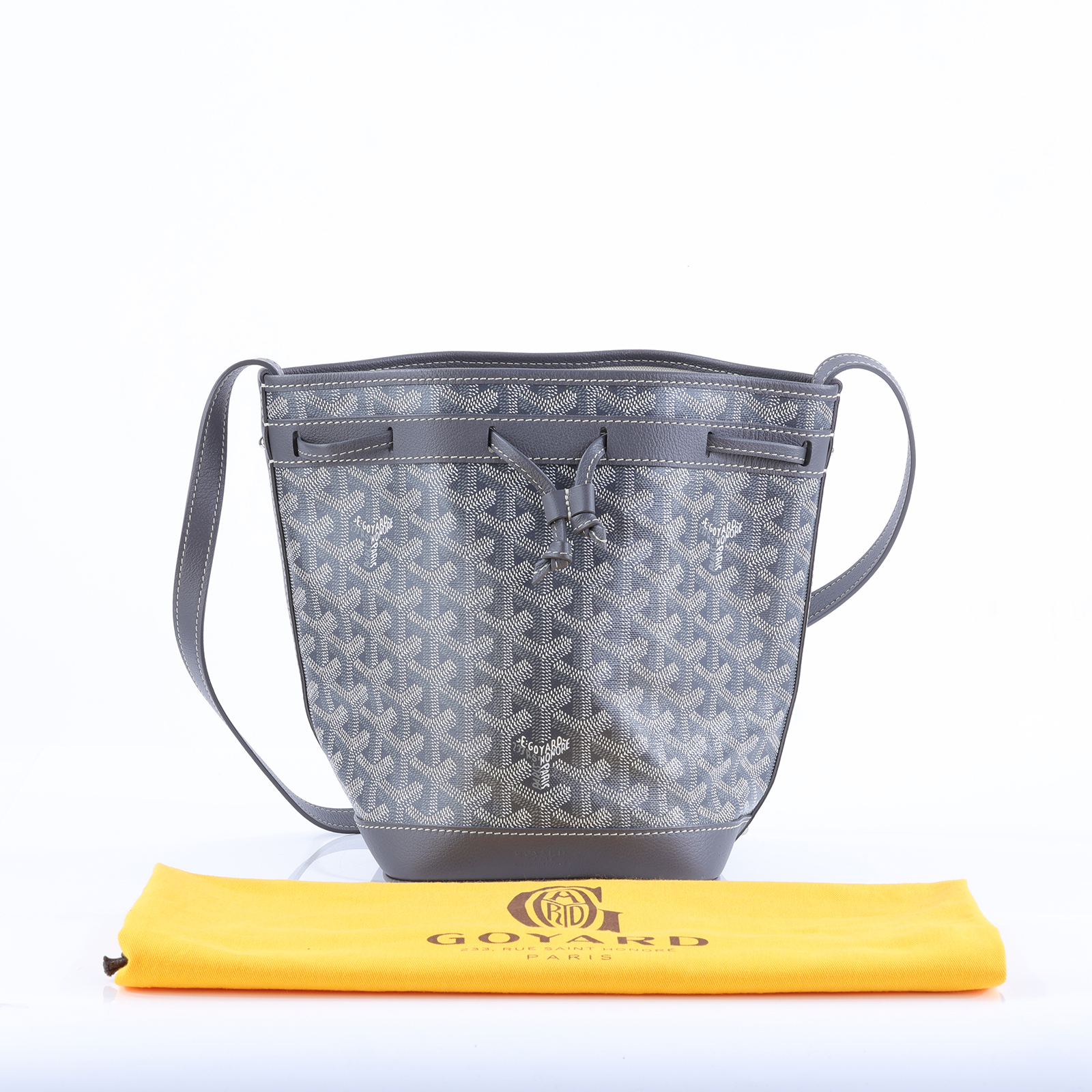 高雅德 GOYARD Petit Flot Bucket PM Bag 水桶包 PEFLOTPMLTY 灰色Petit Flot水桶包 PM 防塵袋