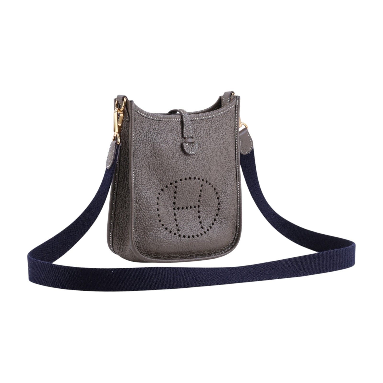 愛馬仕 Hermes Evelyne Bag Mini 伊芙琳包 Evelyne 16 EV16 Z MM 012 MY  原廠盒子/防塵袋/國外購買證明正本