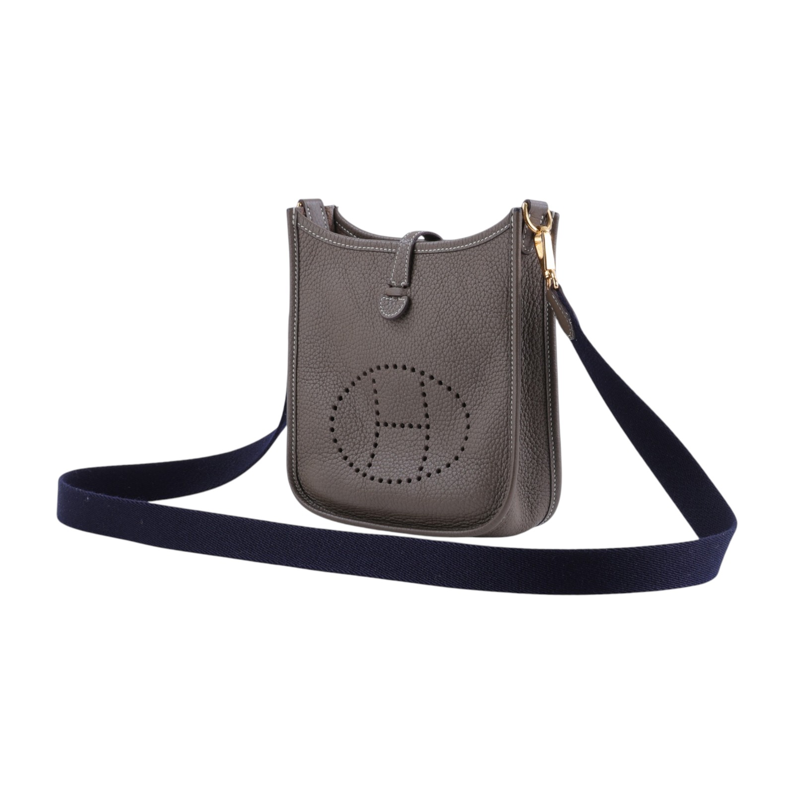 愛馬仕 Hermes Evelyne Bag Mini 伊芙琳包 Evelyne 16 EV16 Z MM 012 MY  原廠盒子/防塵袋/國外購買證明正本