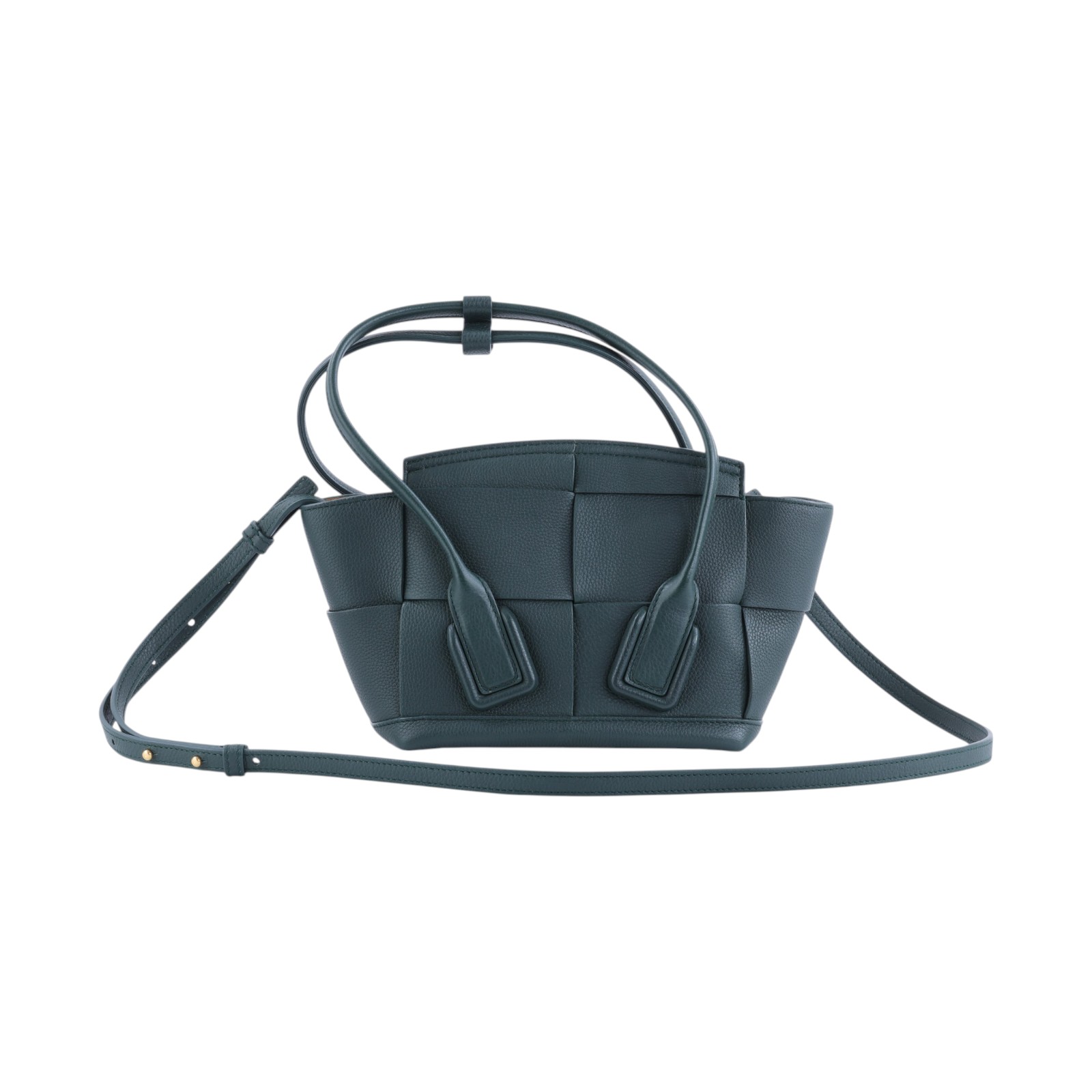 寶緹嘉 BOTTEGA VENETA Arco 迷你 手提包 600606VA981 綠色Mini Arco 防塵袋/背帶