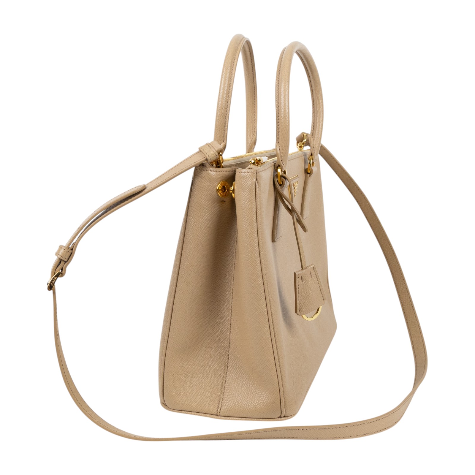 普拉達 PRADA Galleria 皮革手袋 Galleria Large 大型 1BA274_NZV  防塵袋/保證卡/背帶/吊牌
