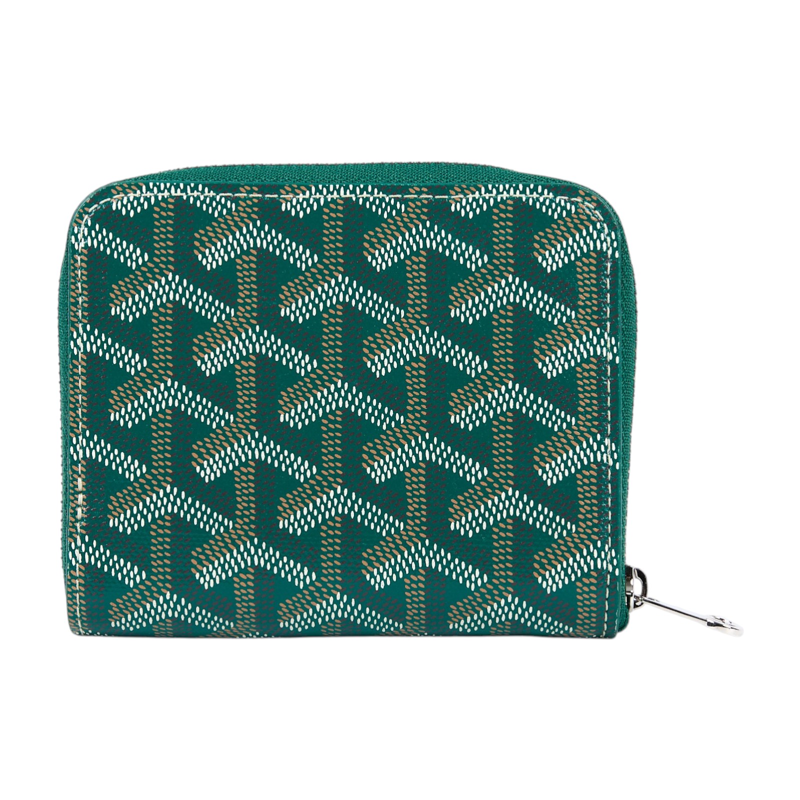 高雅德 GOYARD Matignon PM Wallet 錢包 拉鍊 短夾 MATIGNPMLTY 綠色Matignon PM拉鍊卡包 無附屬品