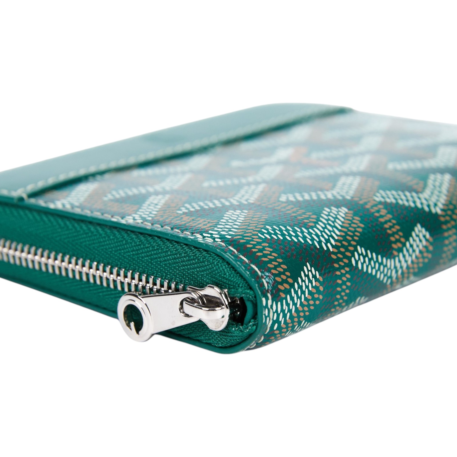高雅德 GOYARD Matignon PM Wallet 錢包 拉鍊 短夾 MATIGNPMLTY 綠色Matignon PM拉鍊卡包 無附屬品