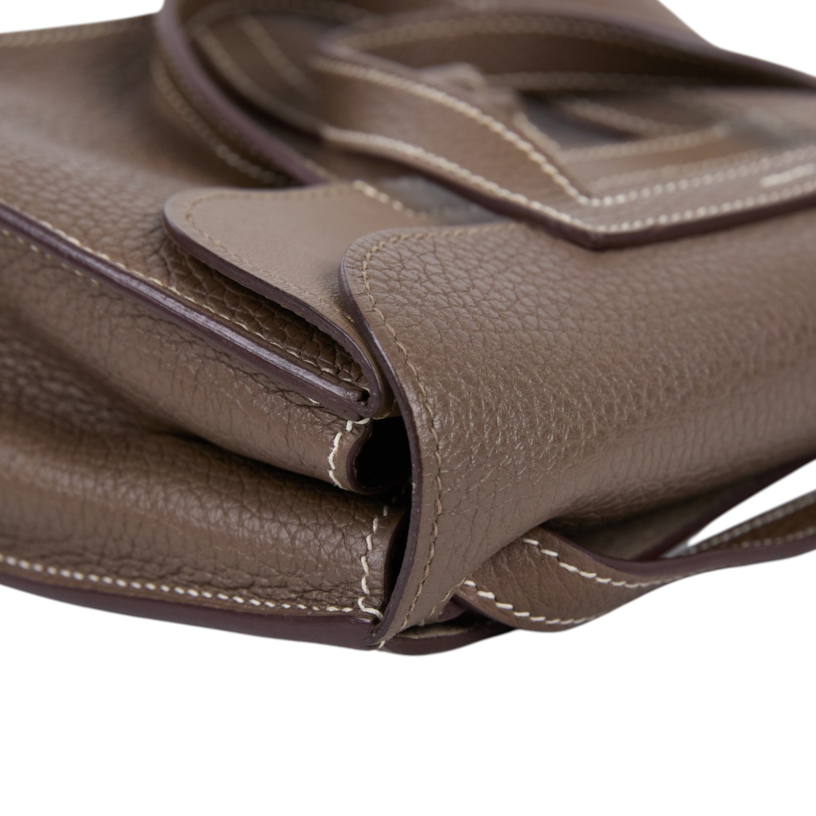 愛馬仕 Hermes Halzan 25 手拿 手提 肩背 斜背包 HZ25 Y BT 010 TD Y刻 TOGO 大象灰金釦HALZAN25 防塵袋