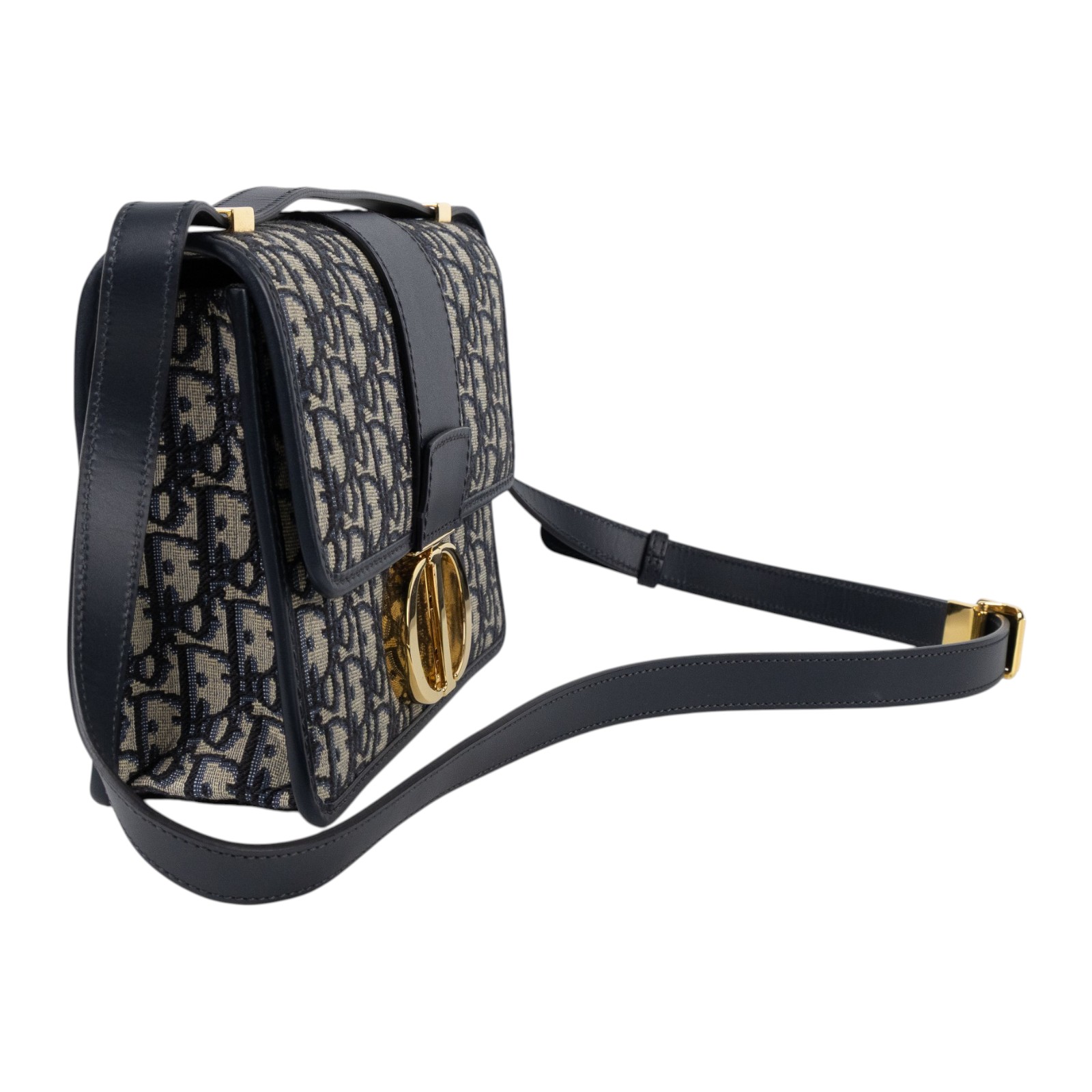 迪奧 CHRISTIAN DIOR 30 Montaigne 蒙田包 肩背包 斜背包 M9203UTZQ 藍緹花MONTAIGN30 防塵袋/保證卡