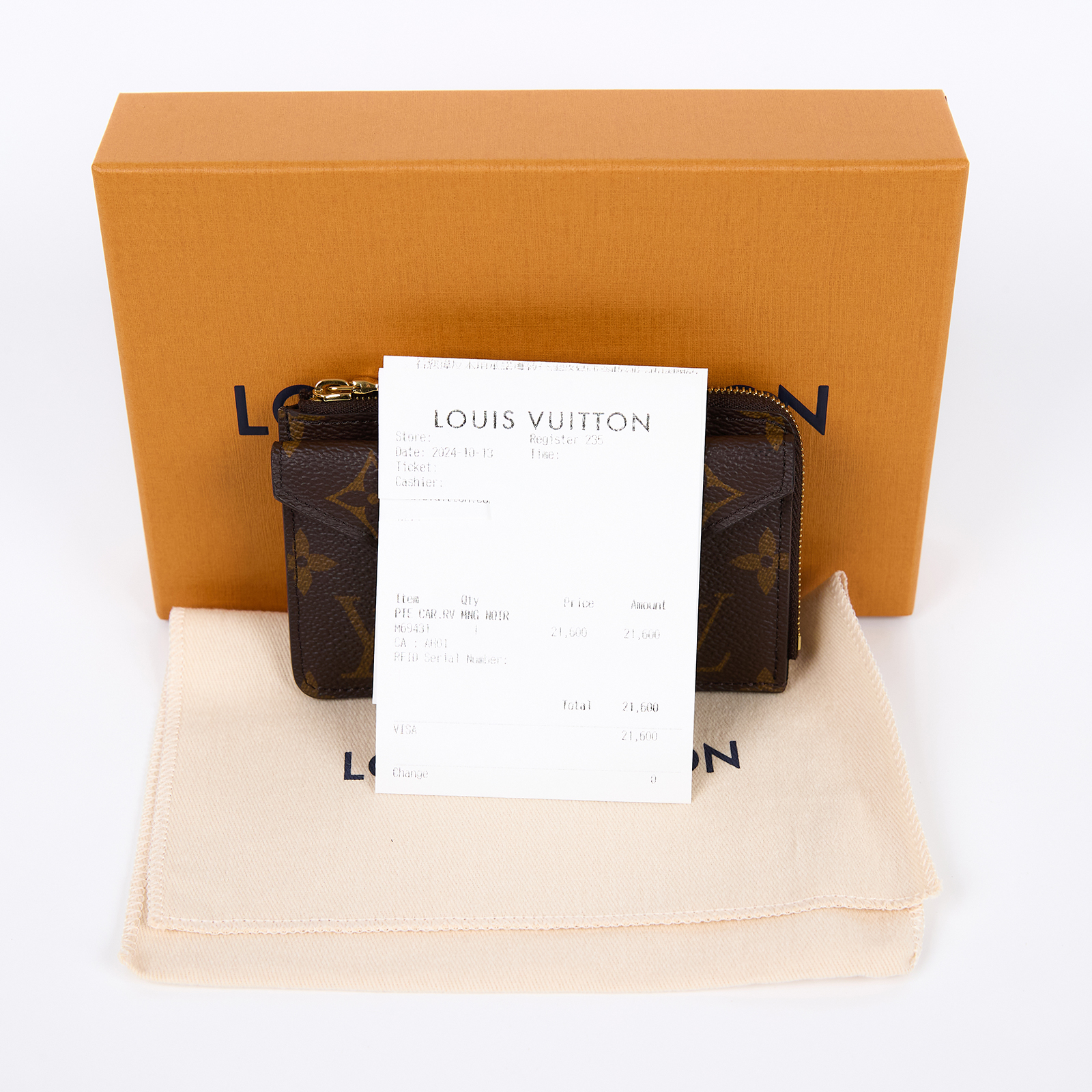 路易威登 LOUIS VUITTON Recto Verso 卡片套 經典帆布 M69431 晶片款  原廠盒子/防塵袋/購買證明