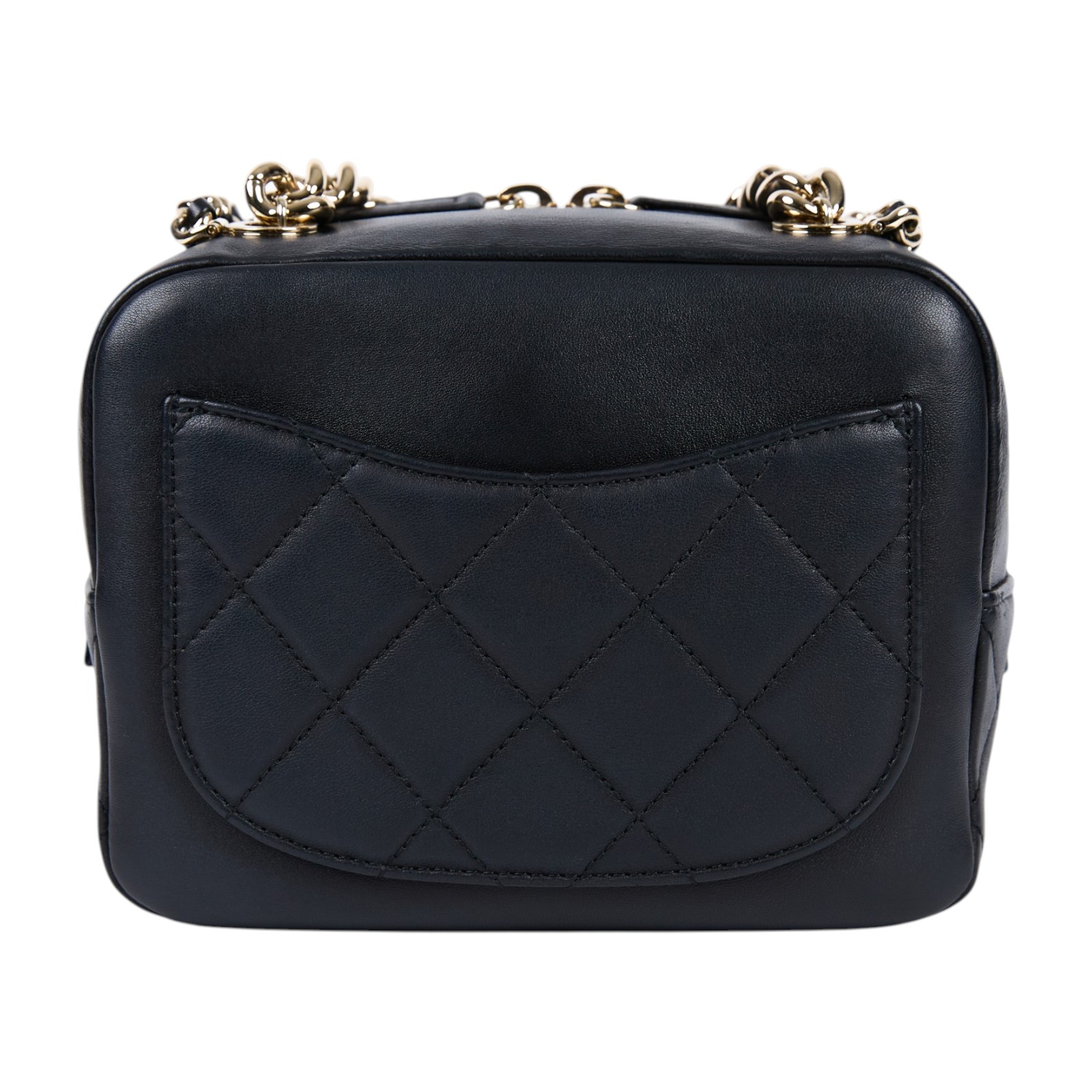 香奈兒 CHANEL Vanity Case 手提包 斜背包 化妝箱 化妝包 AS1512 B02377 29開 黑VANITY CASE 原廠盒子/防塵袋/保證卡/購買證明影本