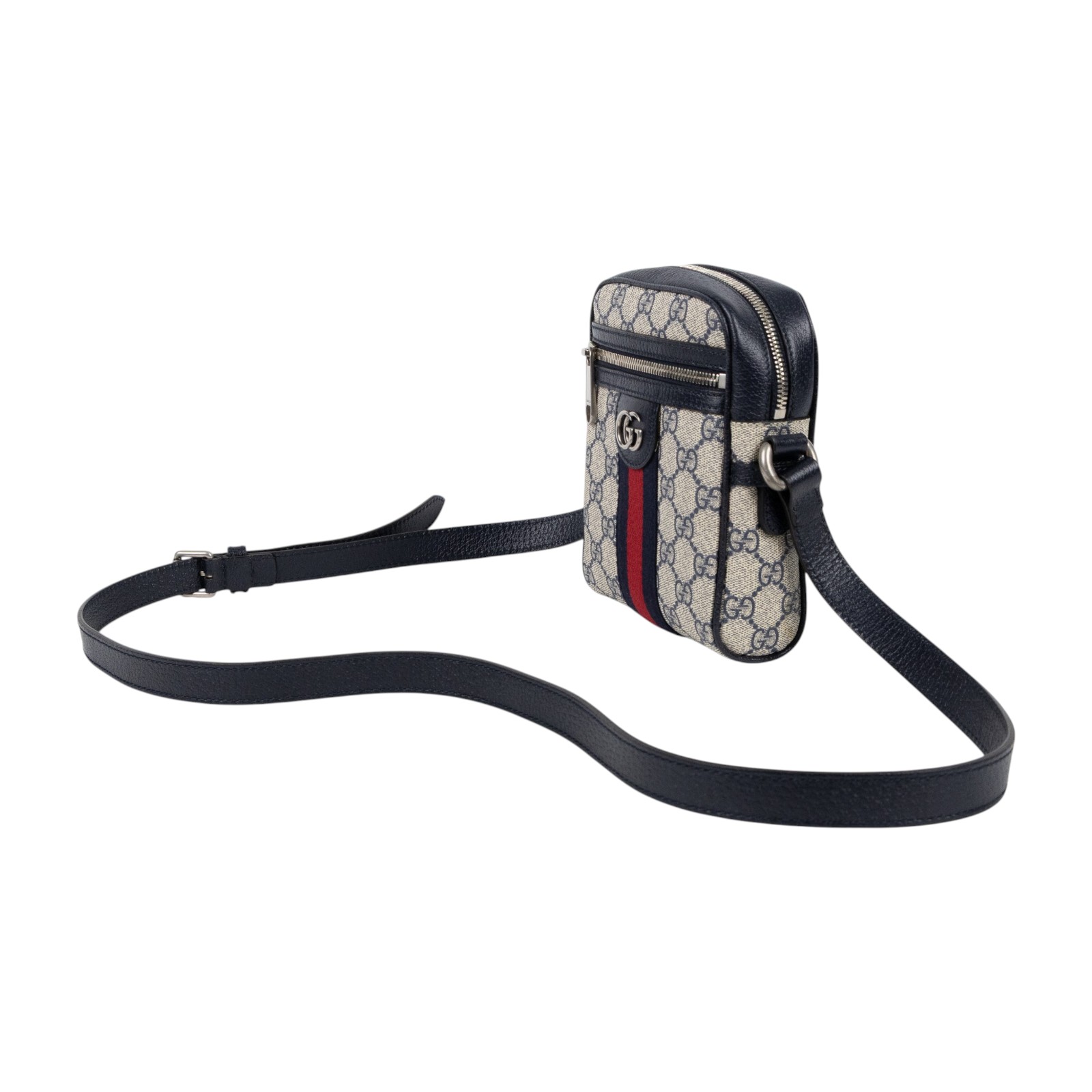 古馳 GUCCI Ophidia GG 肩揹袋 藍色 598127 96IWN 藍GG相機包 無附屬品