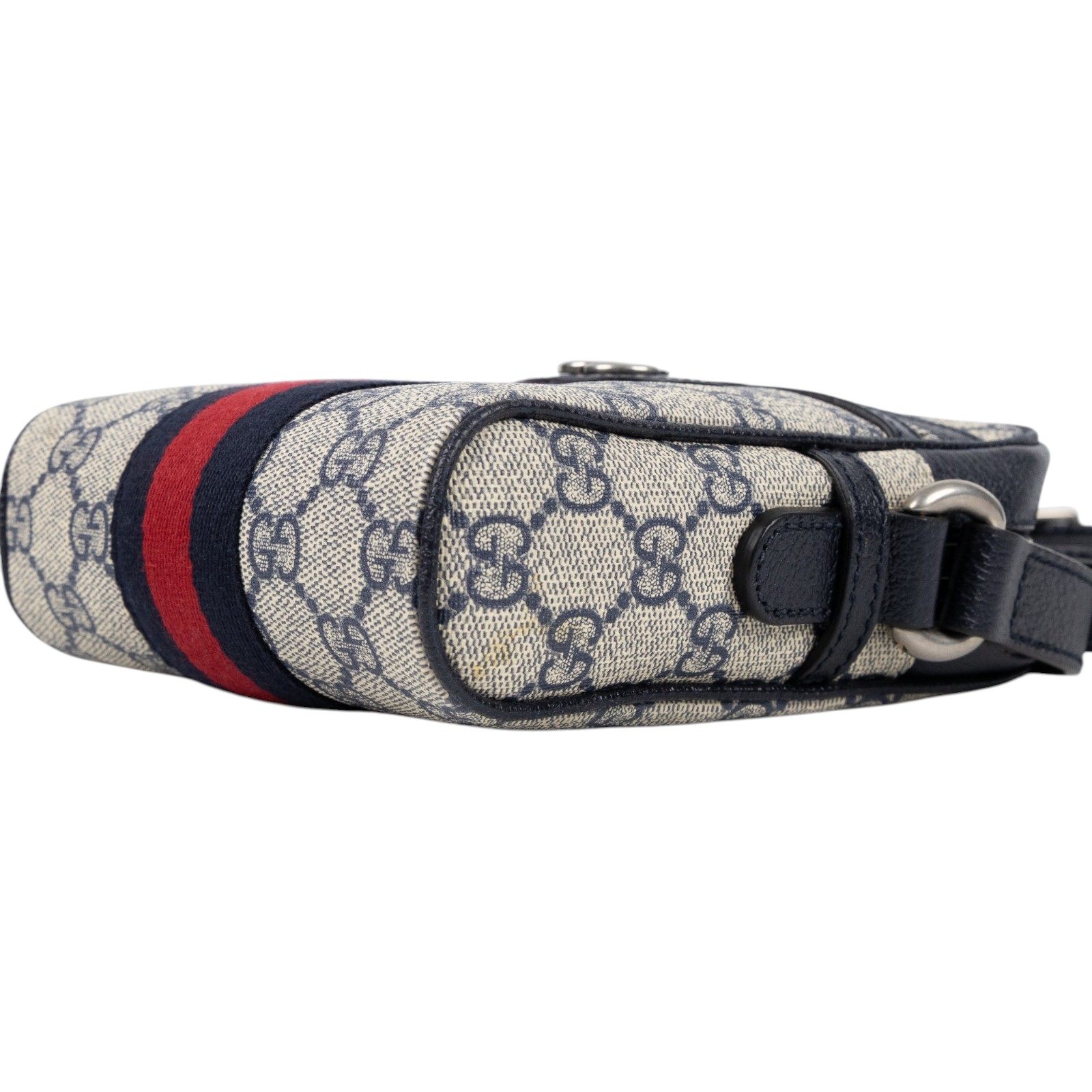 古馳 GUCCI Ophidia GG 肩揹袋 藍色 598127 96IWN 藍GG相機包 無附屬品