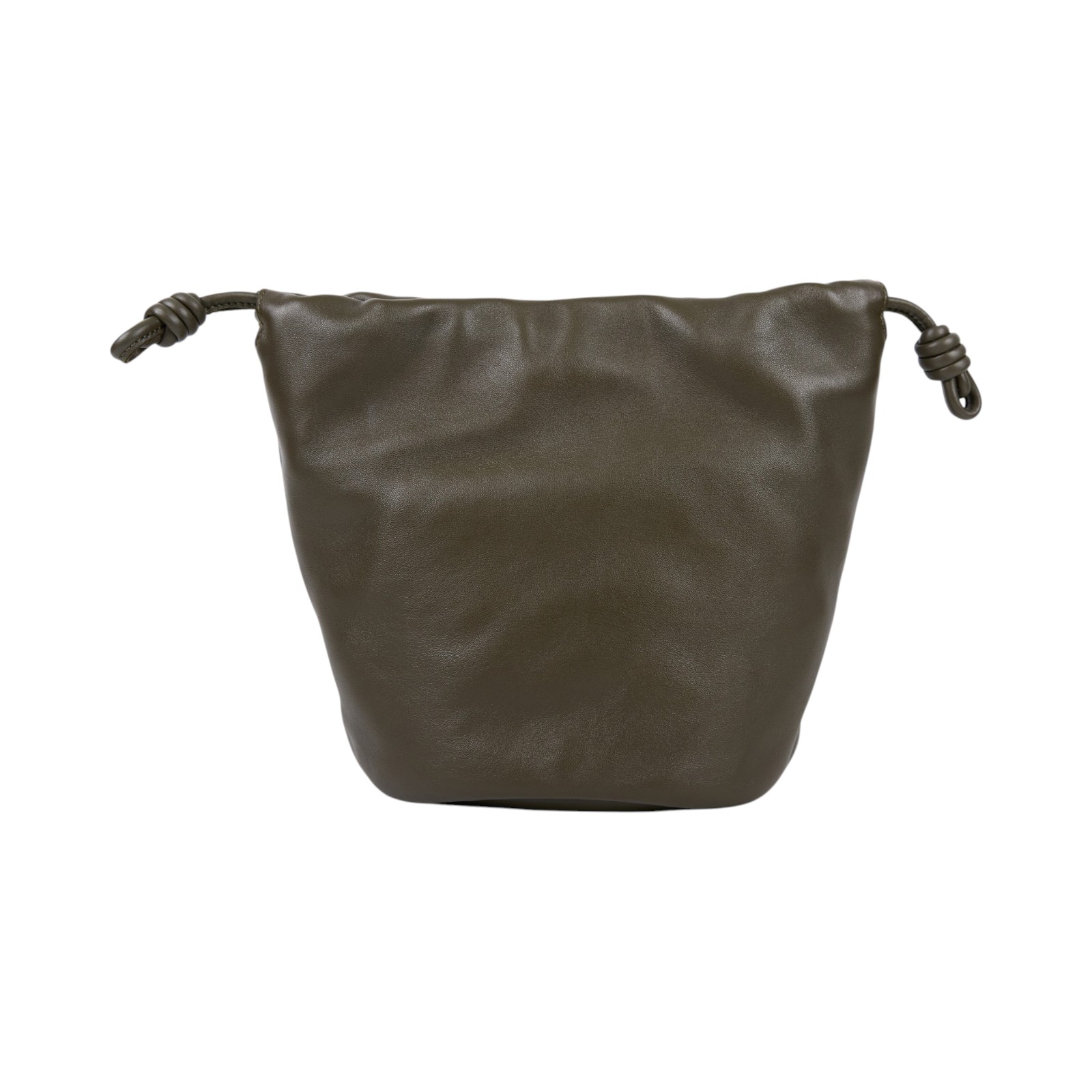 羅意威 LOEWE Flamenco Purse 水桶包 斜背包 中型 A411FPBX02 綠色Flamenco鏈帶抽繩水桶包 防塵袋/背帶2