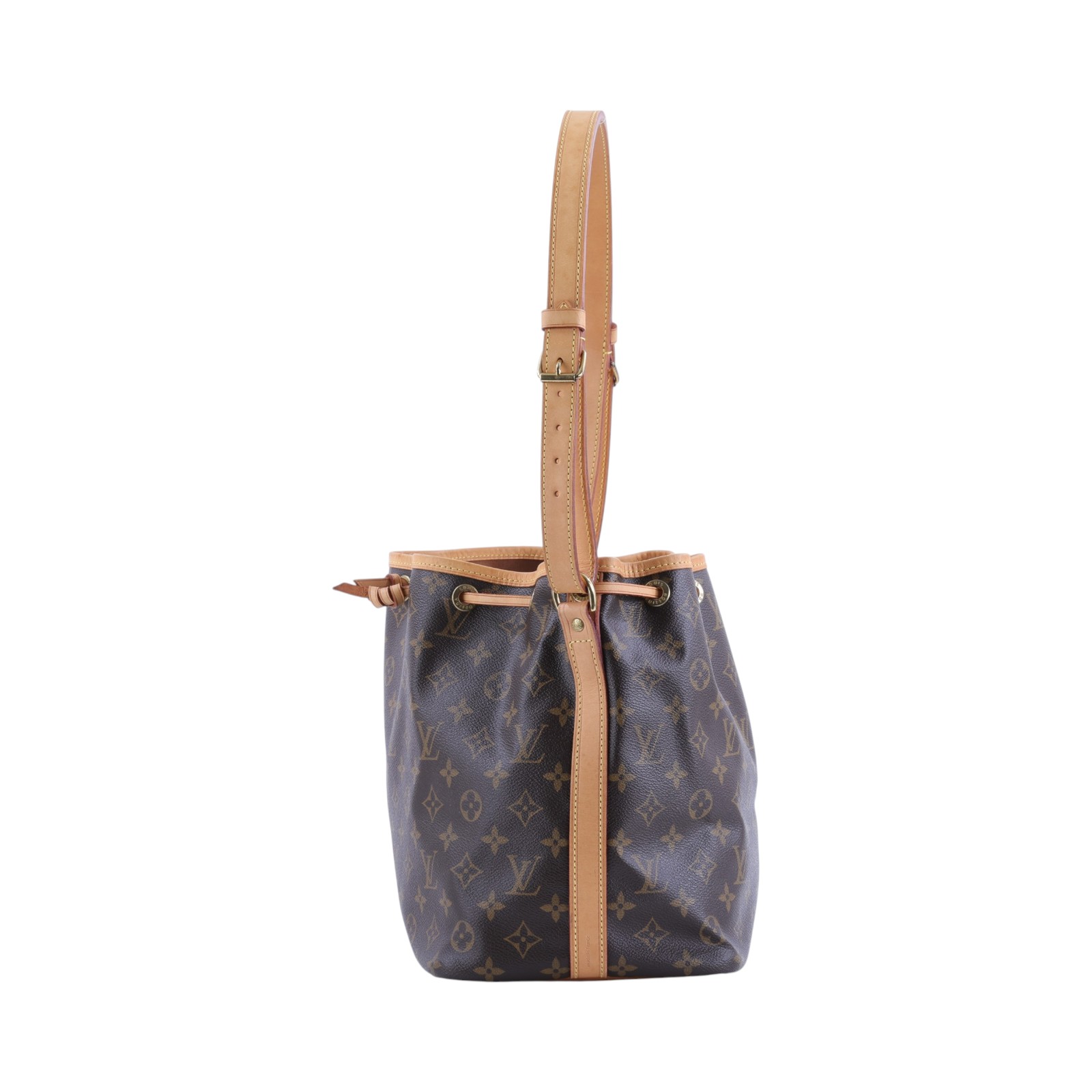 路易威登 LOUIS VUITTON Petit Noé 舊款 束口水桶包 M42226 原花PETIT NOE 防塵袋