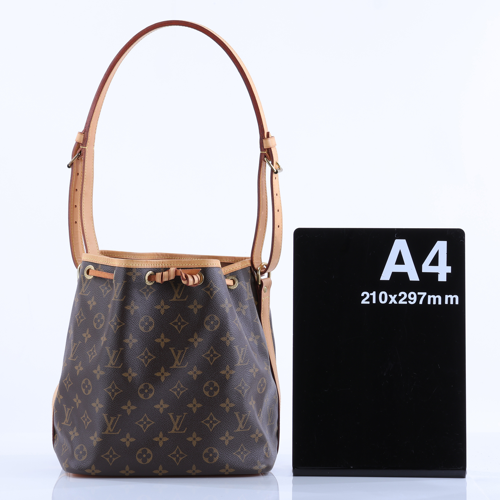 路易威登 LOUIS VUITTON Petit Noé 舊款 束口水桶包 M42226 原花PETIT NOE 防塵袋