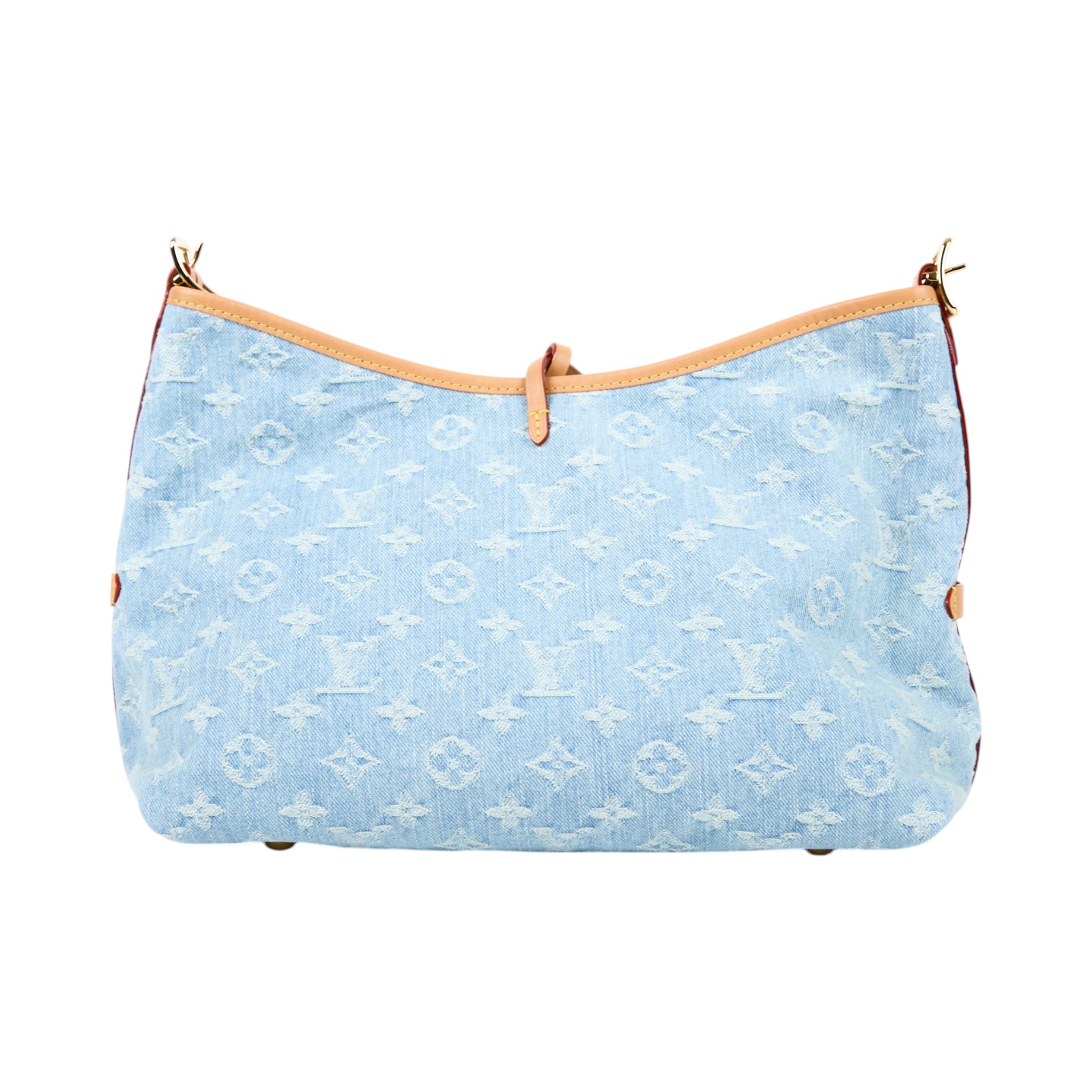 路易威登 LOUIS VUITTON CarryAll PM 肩背包 丹寧 M11462 晶片款 藍牛仔CARRYALL PM 防塵袋/背帶/內袋