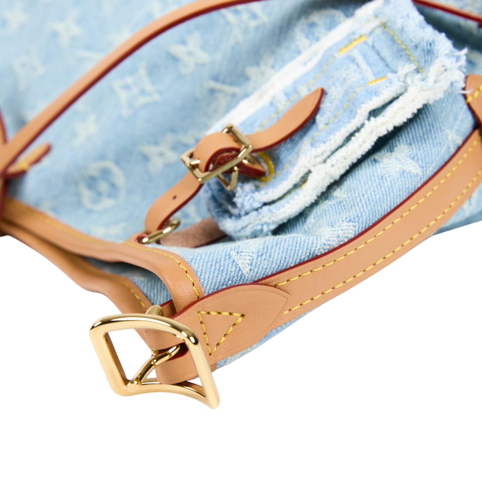 路易威登 LOUIS VUITTON CarryAll PM 肩背包 丹寧 M11462 晶片款 藍牛仔CARRYALL PM 防塵袋/背帶/內袋