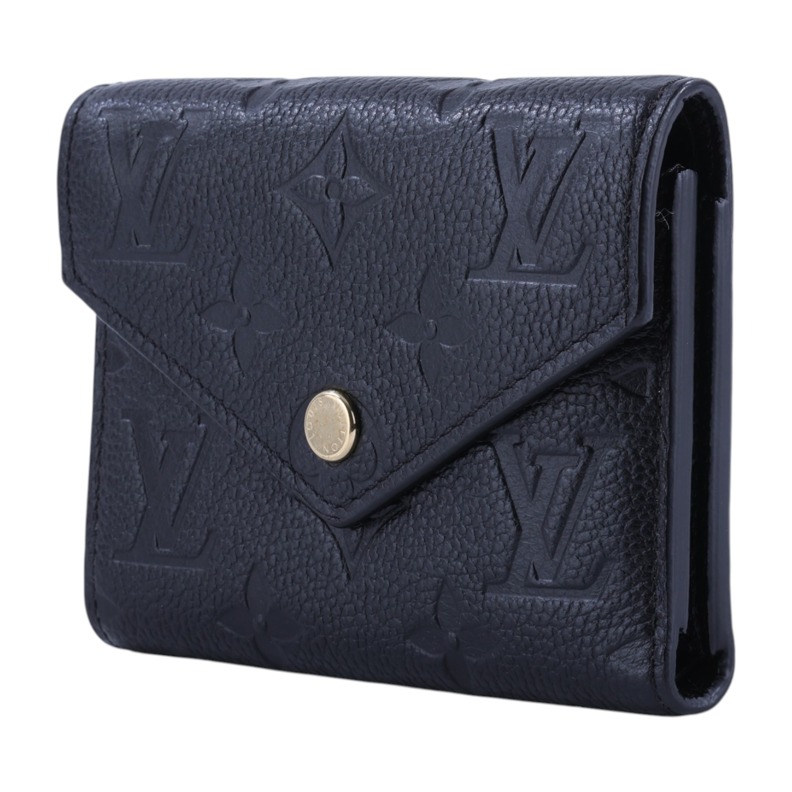 路易威登 LOUIS VUITTON Victorine 錢包 壓花牛皮 M64060 晶片款  原廠盒子/防塵袋/購買證明影本