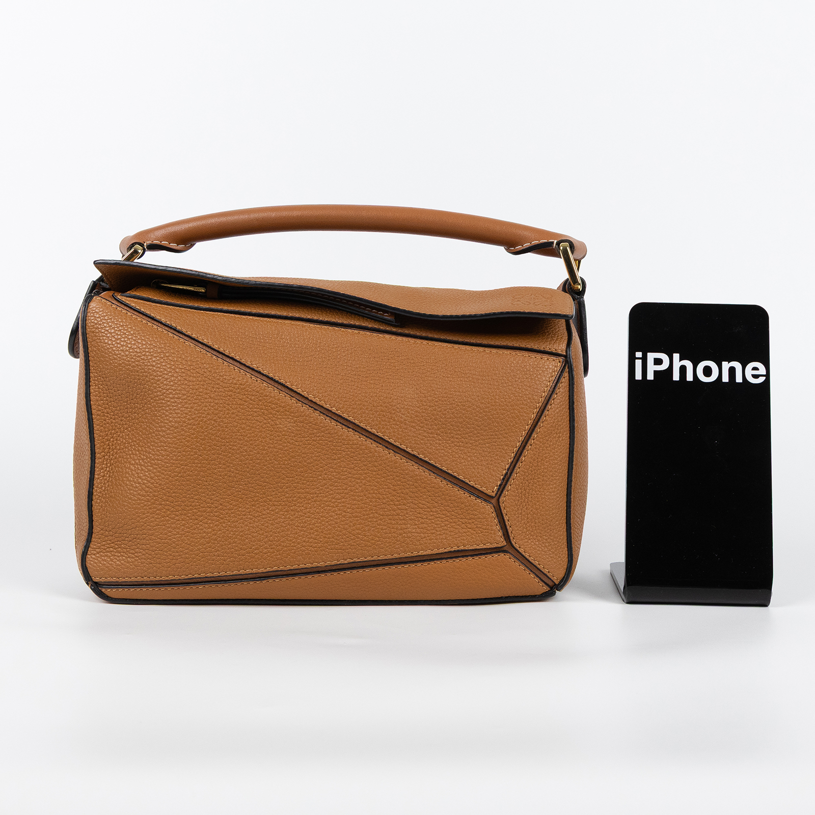 羅意威 LOEWE Small Puzzle bag 肩背 斜背包 322.30.S21 焦糖PUZZLE SMALL 防塵袋/背帶