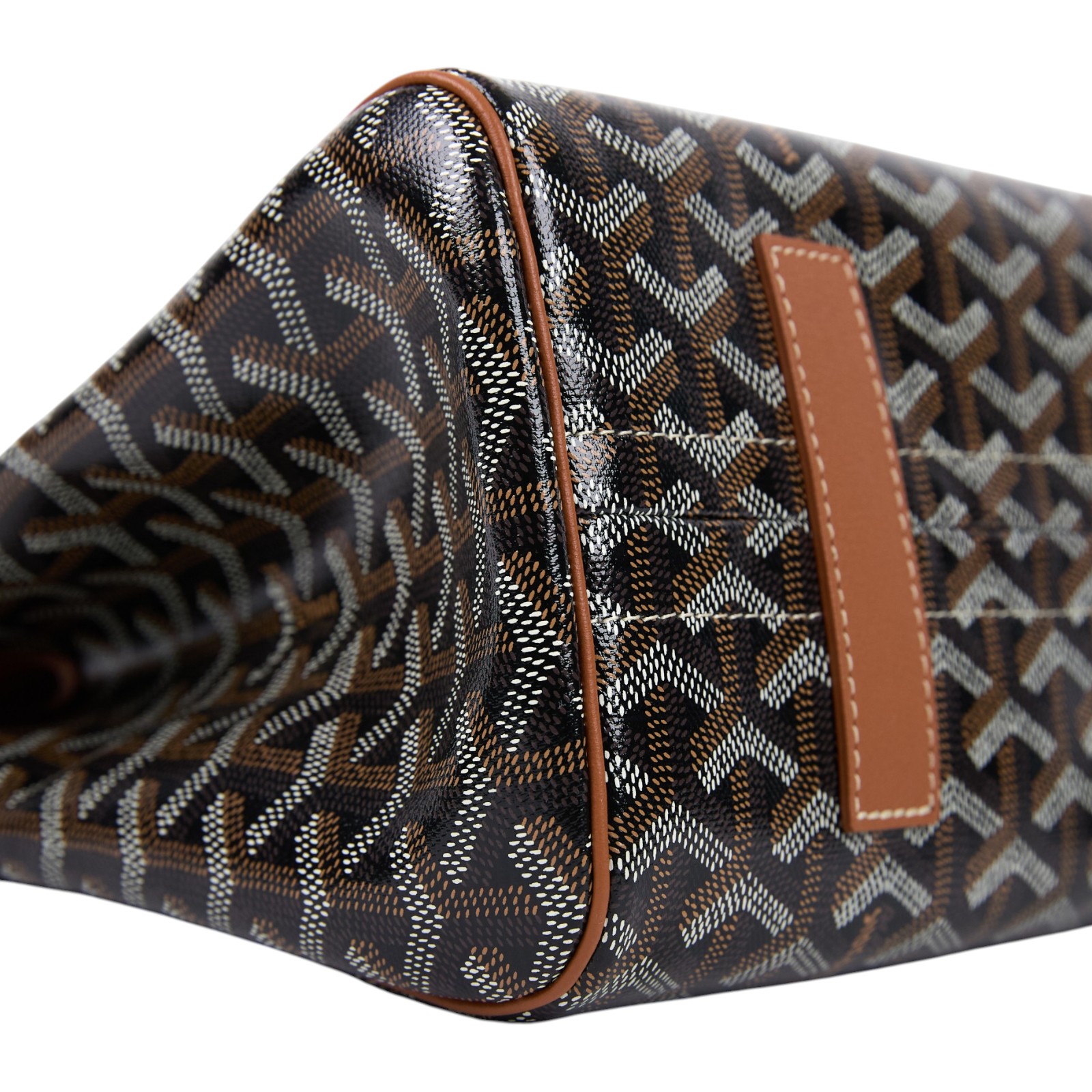 高雅德 GOYARD Rouette Souple PM 肩背包 ROUETTPMLTY 黑Rouette 翻蓋肩背托特包 PM 防塵袋/購買證明影本