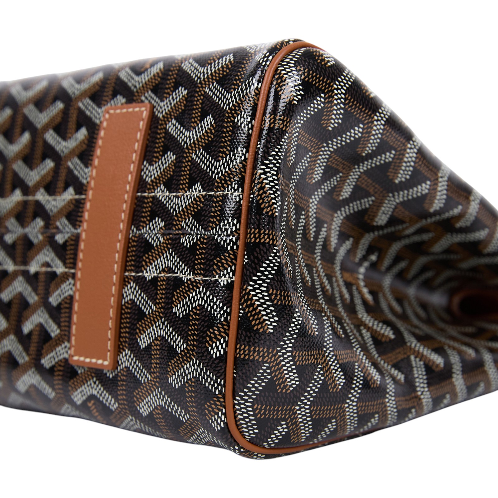 高雅德 GOYARD Rouette Souple PM 肩背包 ROUETTPMLTY 黑Rouette 翻蓋肩背托特包 PM 防塵袋/購買證明影本