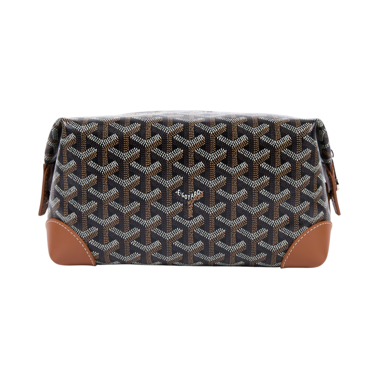 高雅德 GOYARD Bowling 25 Toiletry Bag 化妝包 BOWLIN025TY  防塵袋/購買證明影本