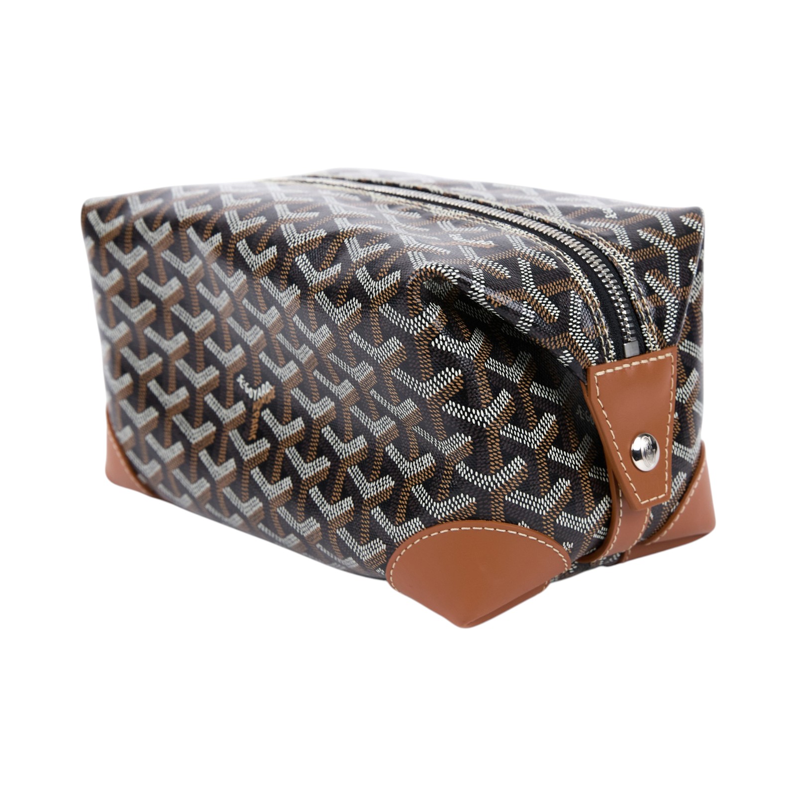 高雅德 GOYARD Bowling 25 Toiletry Bag 化妝包 BOWLIN025TY  防塵袋/購買證明影本