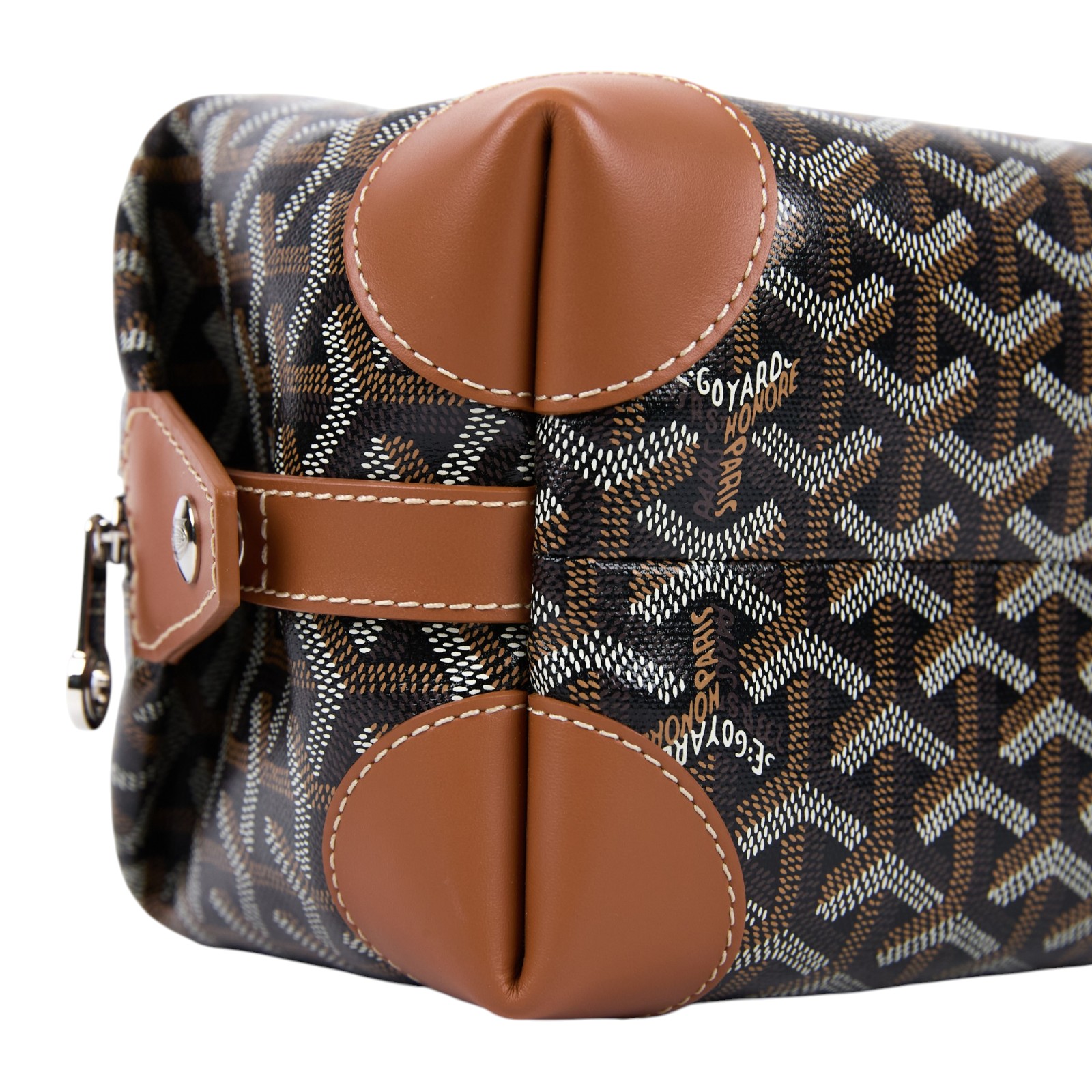 高雅德 GOYARD Bowling 25 Toiletry Bag 化妝包 BOWLIN025TY  防塵袋/購買證明影本