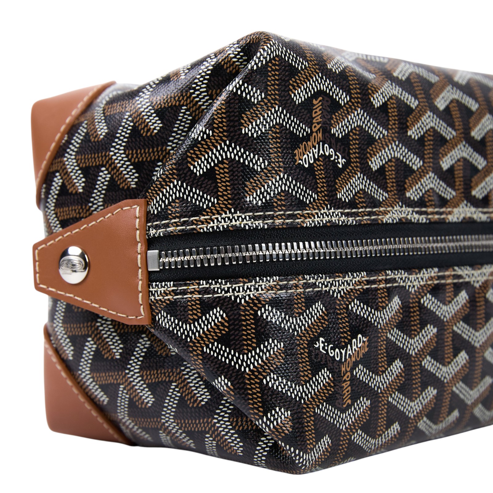 高雅德 GOYARD Bowling 25 Toiletry Bag 化妝包 BOWLIN025TY  防塵袋/購買證明影本