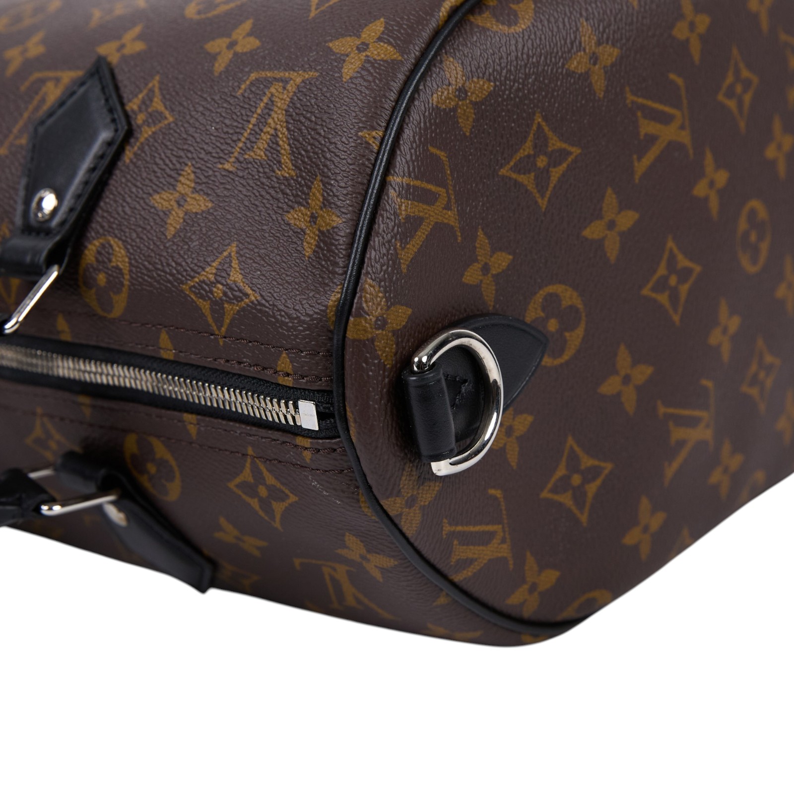 路易威登 LOUIS VUITTON Speedy Soft 30 Dark M12243 晶片款  原廠盒子/防塵袋/背帶/購買證明影本/鎖組/吊牌/吊飾/歌德風鏈帶