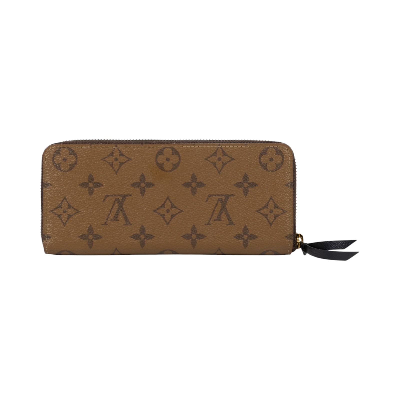 路易威登 LOUIS VUITTON Clémence 錢包 拉鍊 長夾 Monogram Reverse塗層帆布 M82336 晶片款  原廠盒子