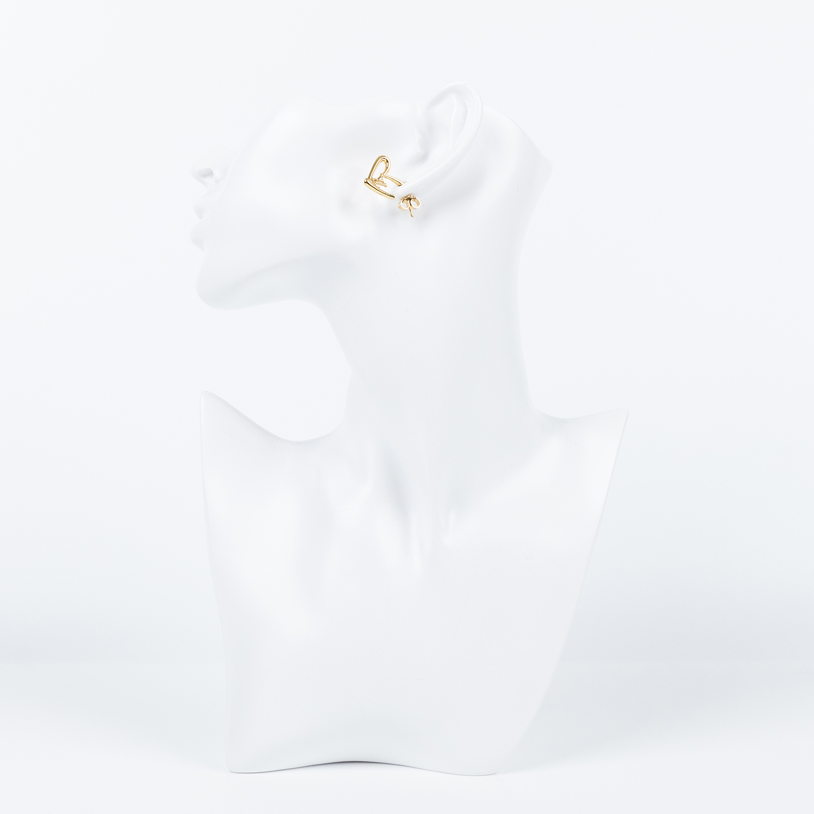 路易威登 LOUIS VUITTON Fall in Love Earrings PM 耳釘 M00463 金色愛心耳環 原廠盒子/防塵袋/購買證明影本