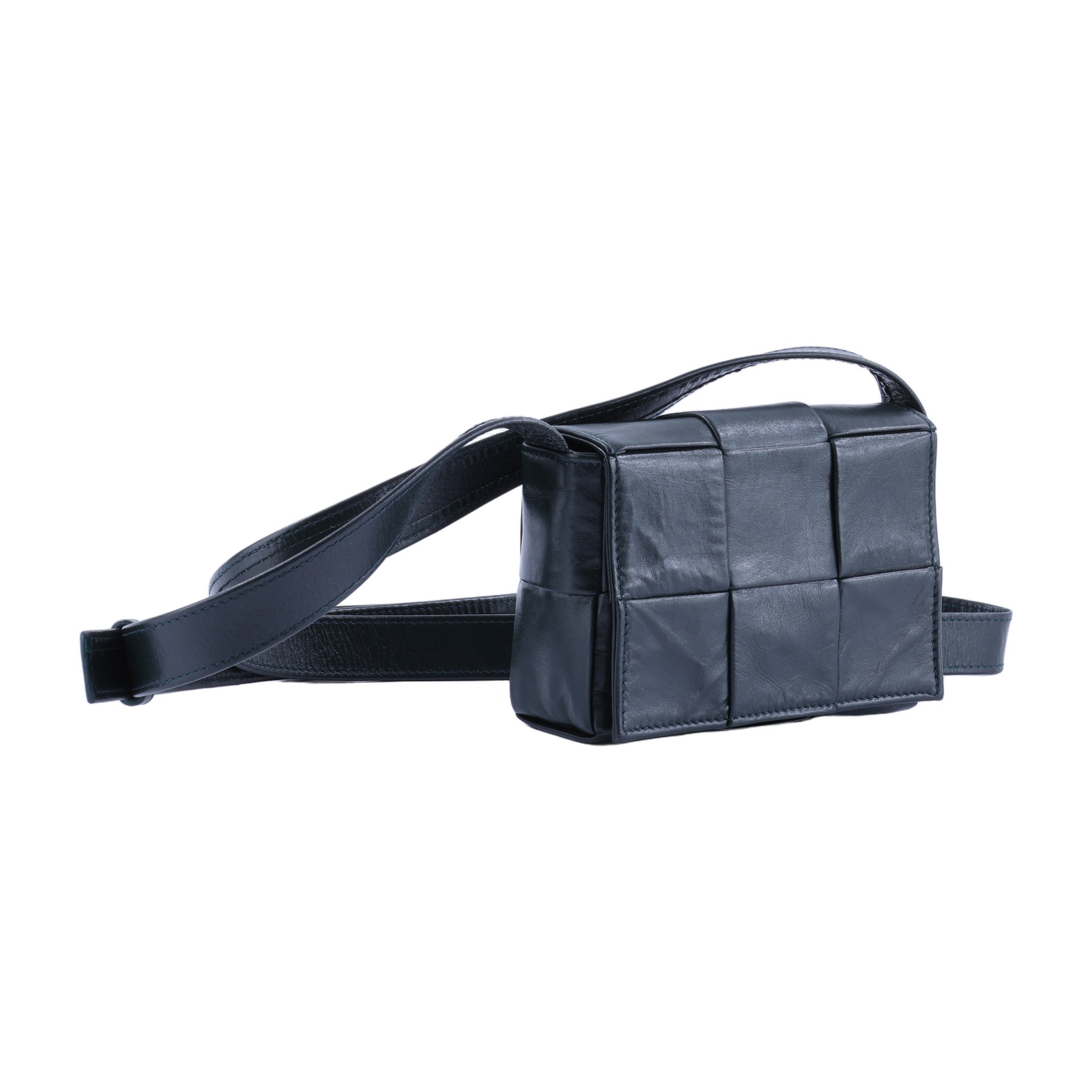 寶緹嘉 BOTTEGA VENETA Candy Cassette 經典編織包 667048VCQ72 綠編織CASSETTE 3X2 防塵袋