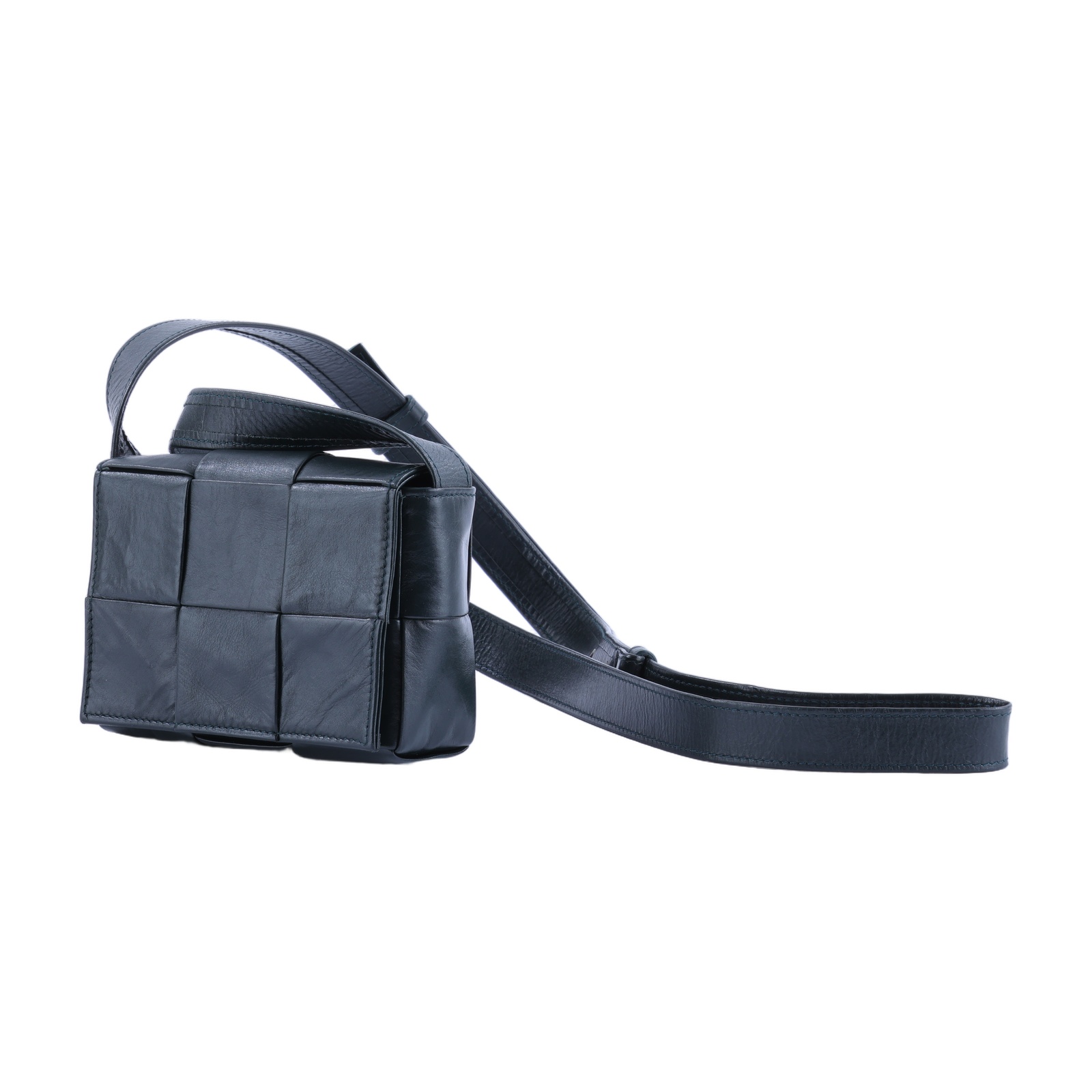 寶緹嘉 BOTTEGA VENETA Candy Cassette 經典編織包 667048VCQ72 綠編織CASSETTE 3X2 防塵袋