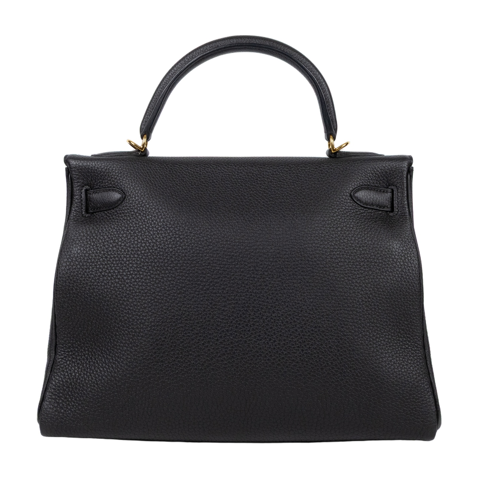 愛馬仕 Hermes Kelly Bag 凱莉包 32 KL32 A CT 568 IG A刻 黑金KELLY32 內縫 原廠盒子/防塵袋/背帶/鎖組/雨衣