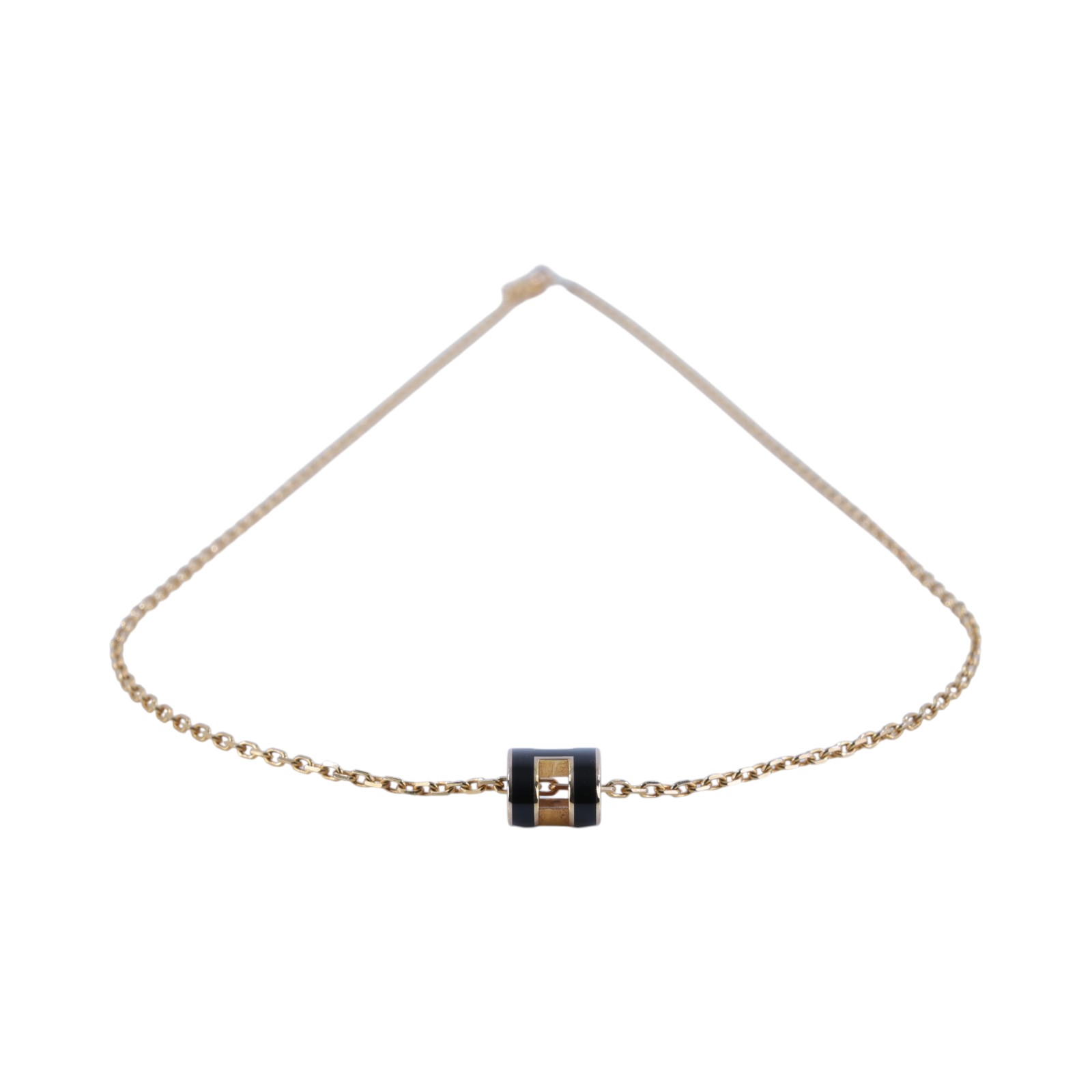 愛馬仕 Hermes Mini Pop H 墜飾 黑色 H147992Fv03 ST0219 黑金POP H MINI項鍊 原廠盒子
