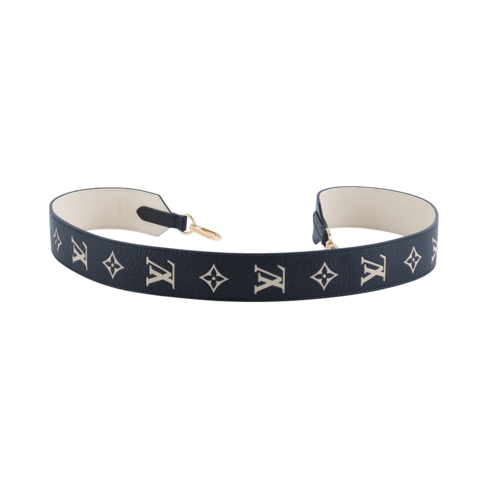 路易威登 LOUIS VUITTON Bandouliere 背帶 J02520 黑拚色Bandoulière背帶 原廠盒子/防塵袋
