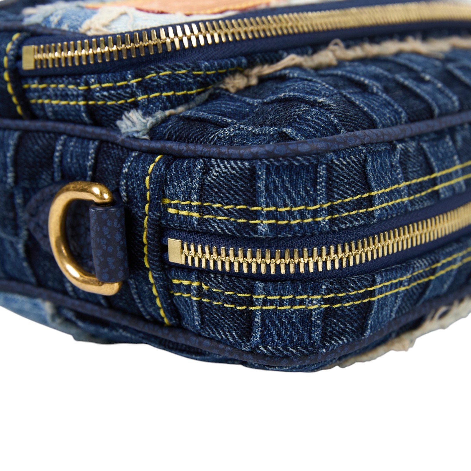 路易威登 LOUIS VUITTON Nil 斜背包 肩背包 手提包 M15296 晶片款 藍拼布牛仔NIGO相機包 原廠盒子/防塵袋/背帶2