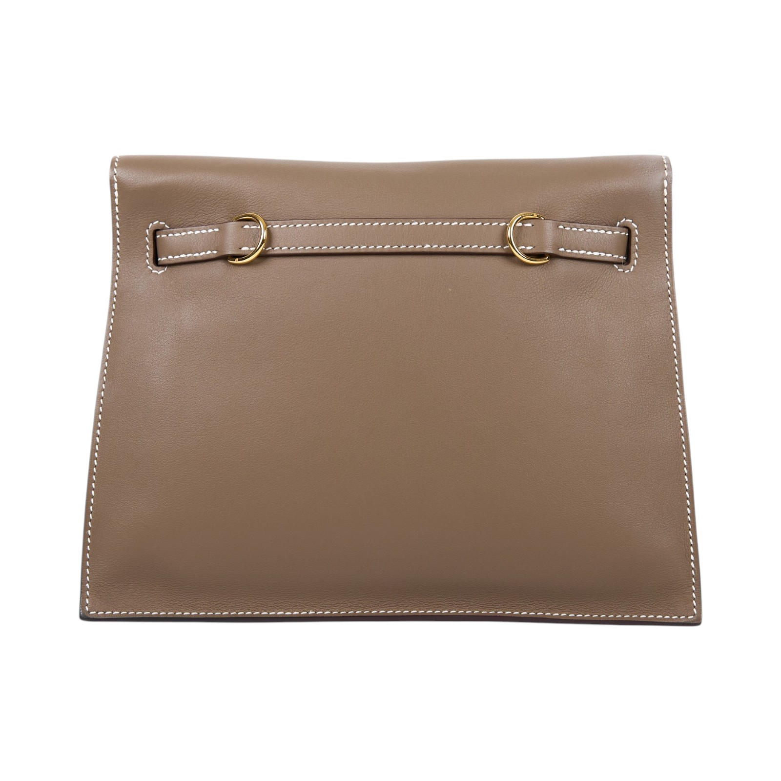 愛馬仕 Hermes Kelly Danse 側背 斜背 肩背包 金色五金 大象灰色 H079233CC18 /BTI464AZ  原廠盒子/防塵袋/背帶/購買證明正本