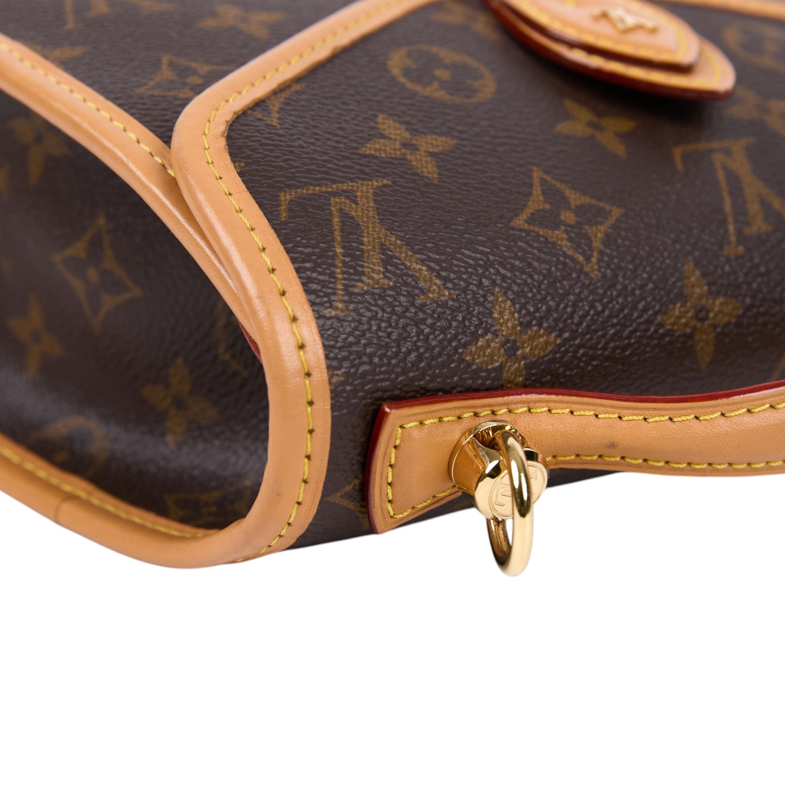 路易威登 LOUIS VUITTON Ivy 小號 郵差包 肩背包 斜背包 M44919 原花IVY掀蓋側背包 原廠盒子/防塵袋/背帶