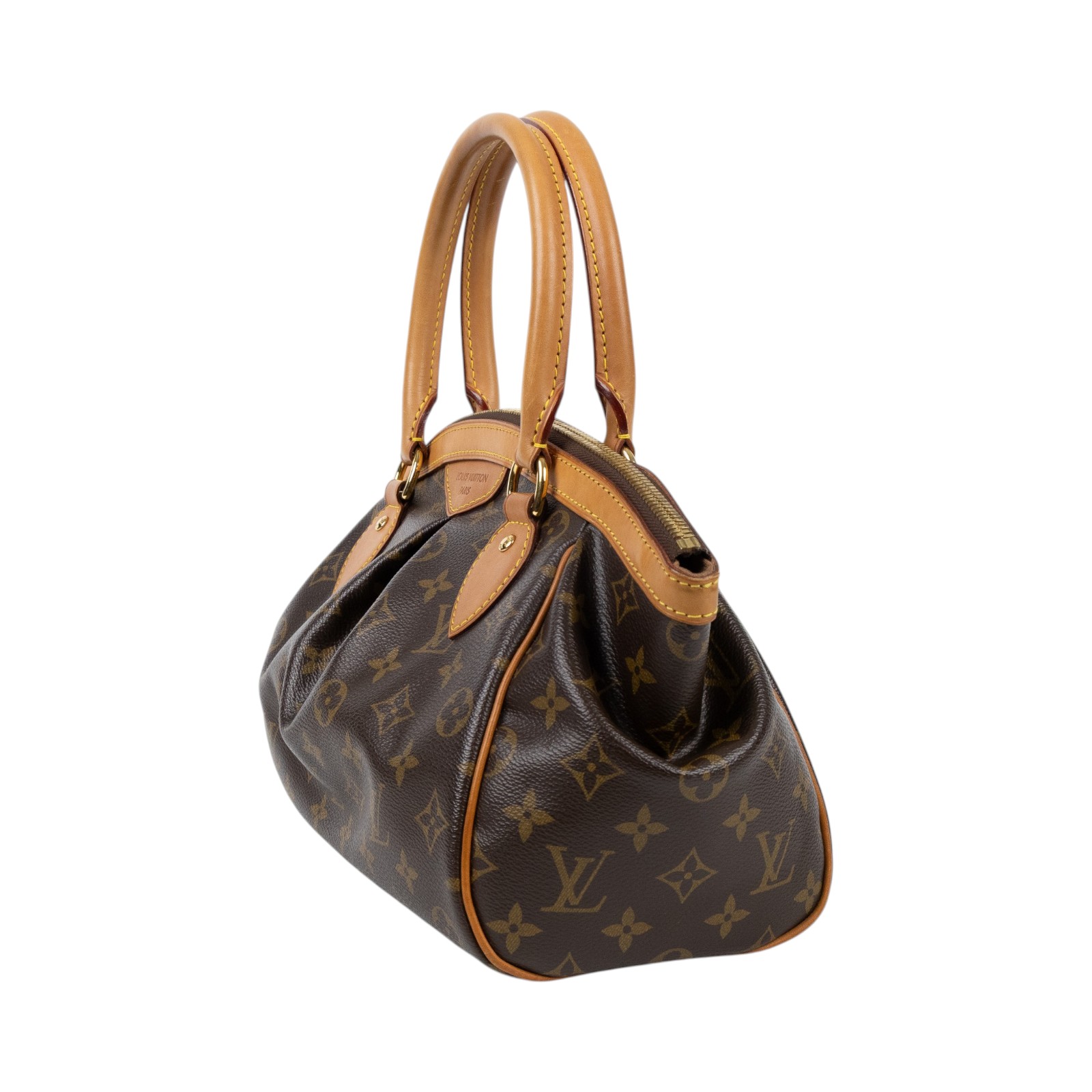 路易威登 LOUIS VUITTON Tivoli PM 經典帆布 M40143 原花TIVOLI PM 無附屬品