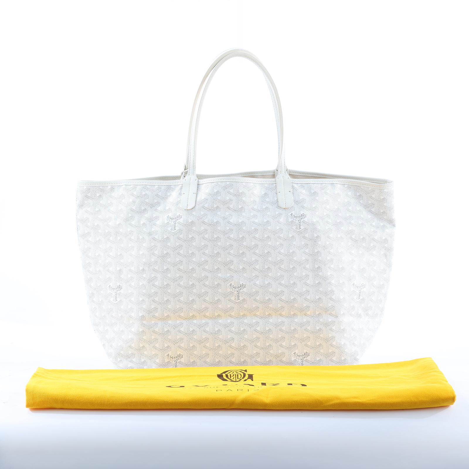高雅德 GOYARD Saint Louis PM Bag 托特包 STLOUIPMLTY 白色SAINT LOUIS TOTE PM 防塵袋/內袋